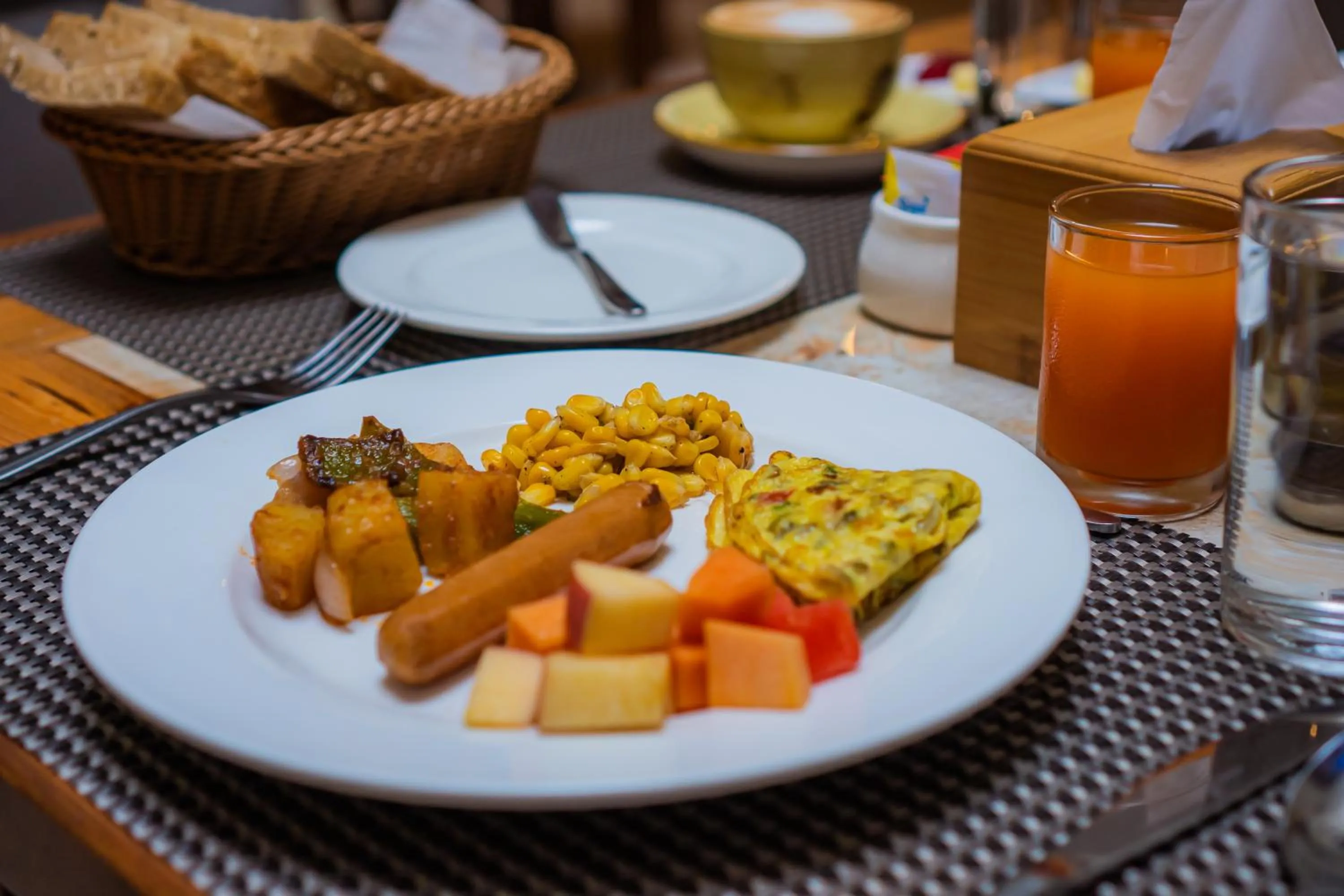 Breakfast in Hotel Fewa Trip