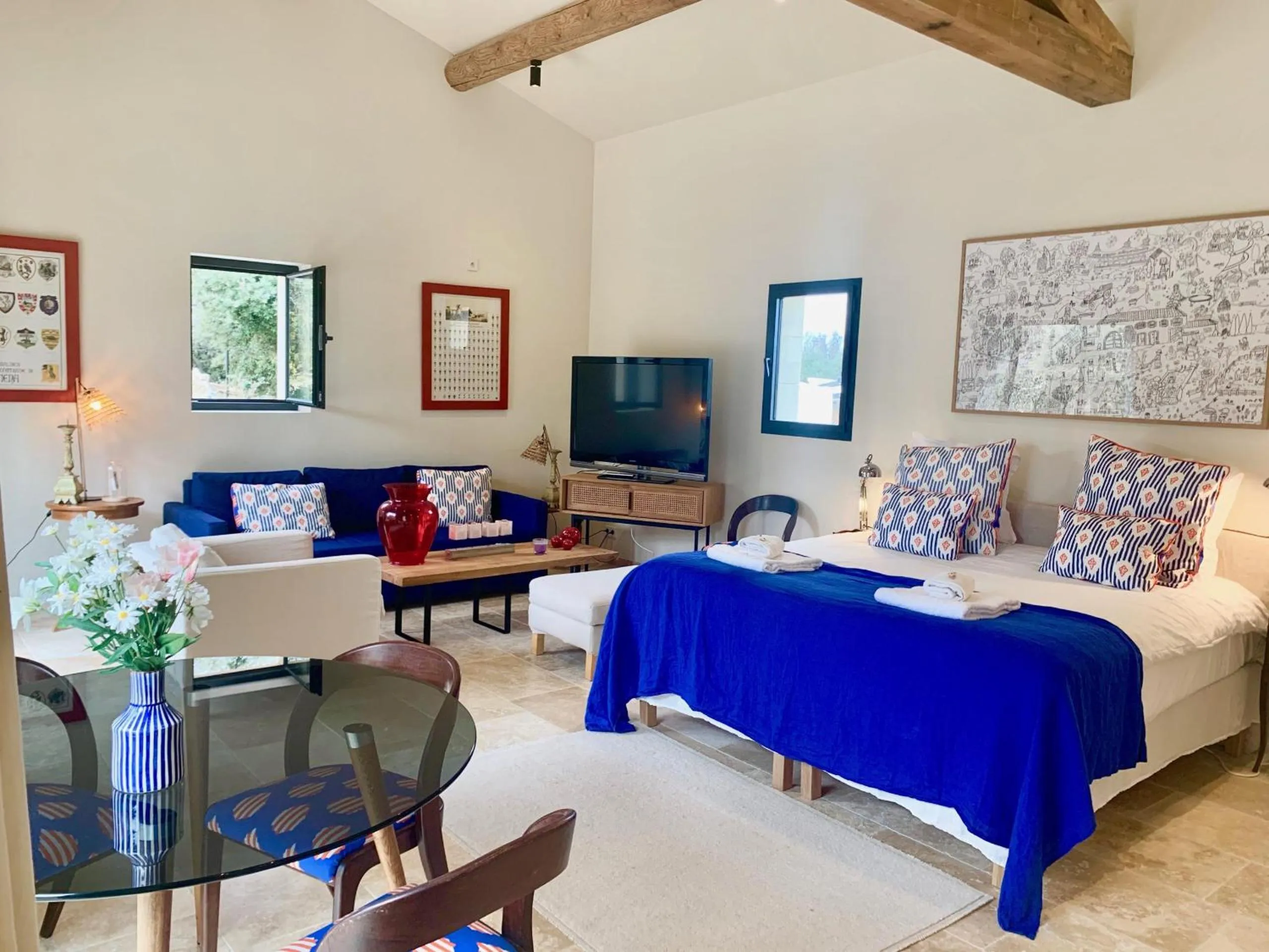 Bed in Mas Notre Dame