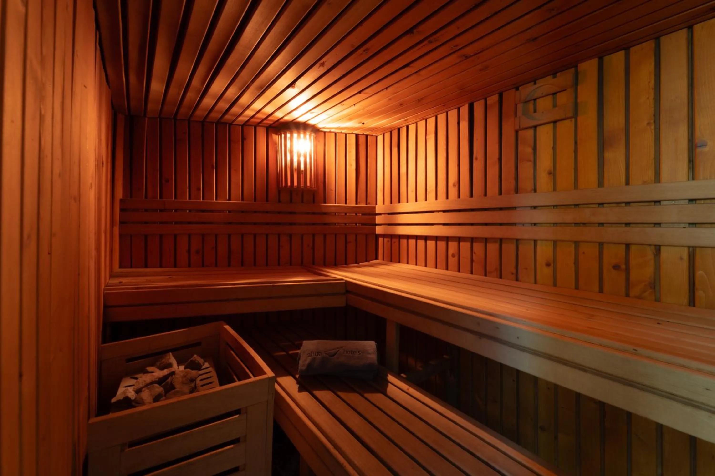 Sauna in Abba Playa Gijón