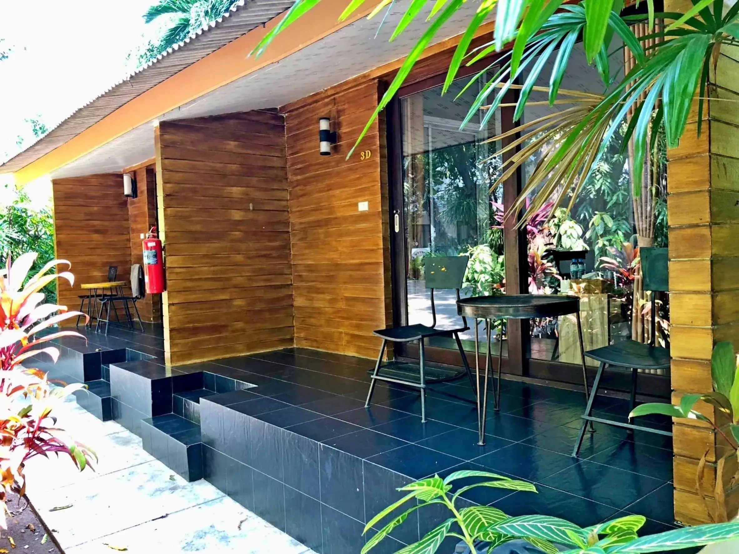 Patio in Likita Resort Patio in Likita Resort