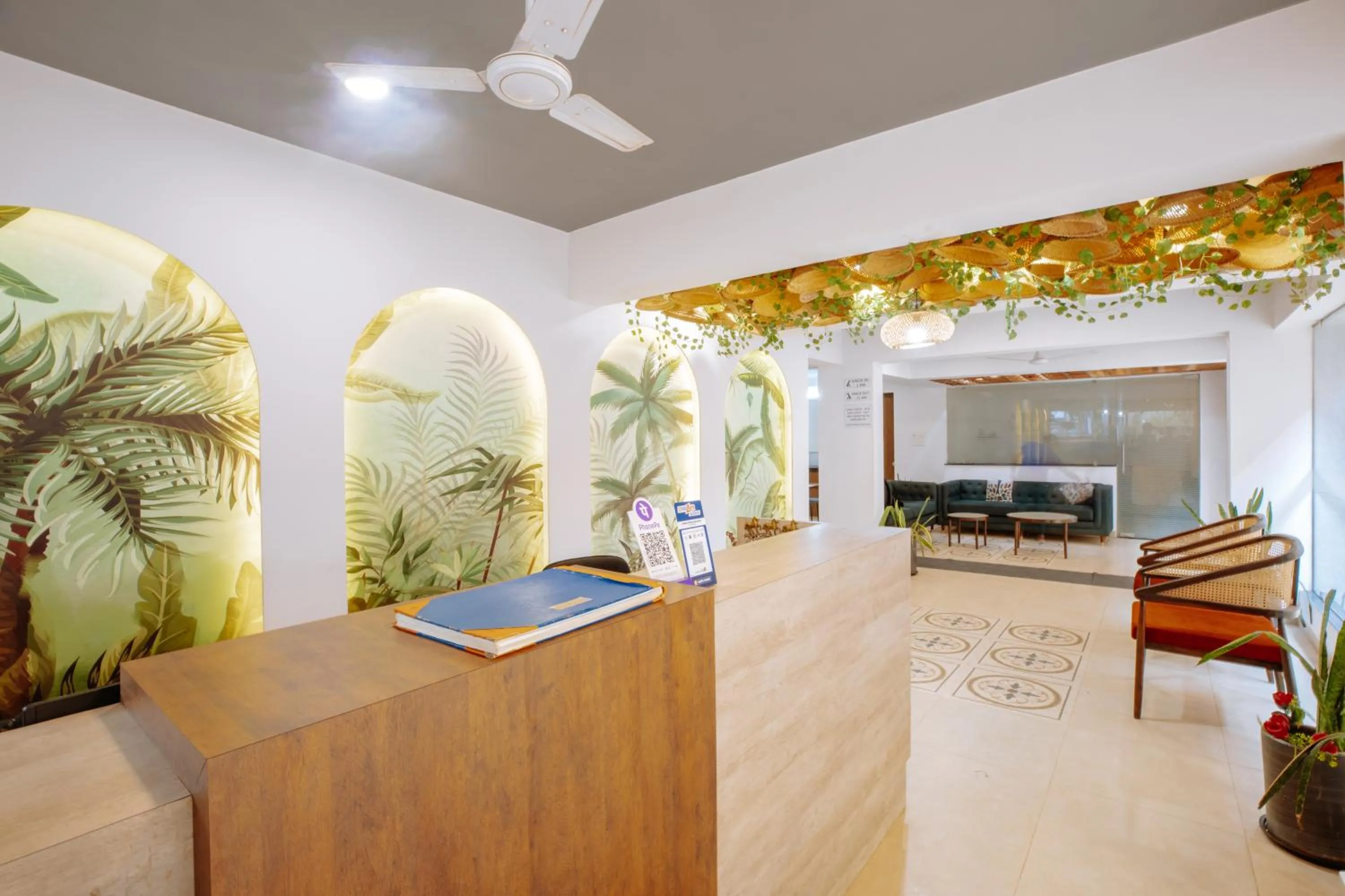Lobby or reception in Kay's Calangute Resort Service Apartments - Near Calangute Beach