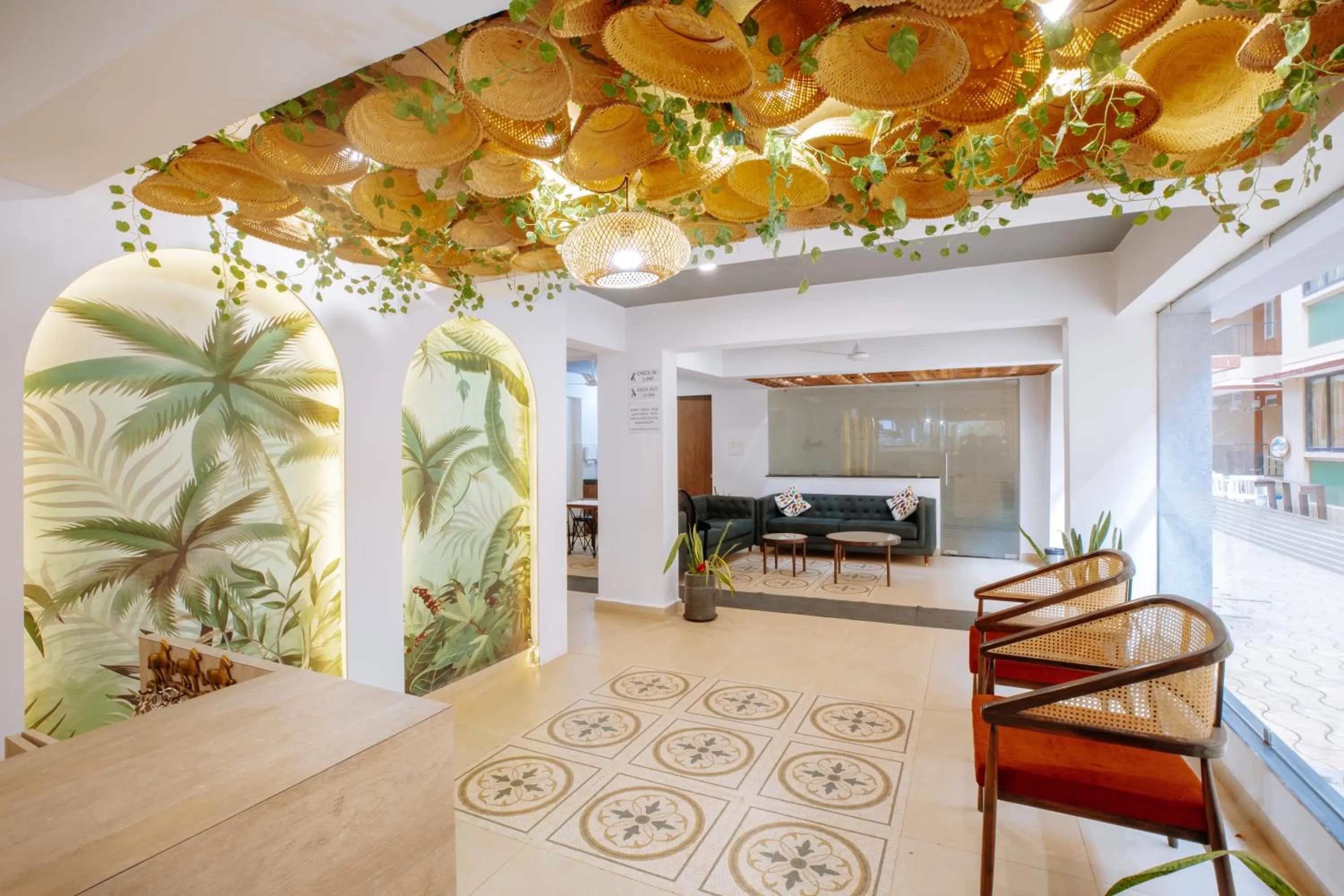 Lobby or reception in Kay's Calangute Resort Service Apartments - Near Calangute Beach