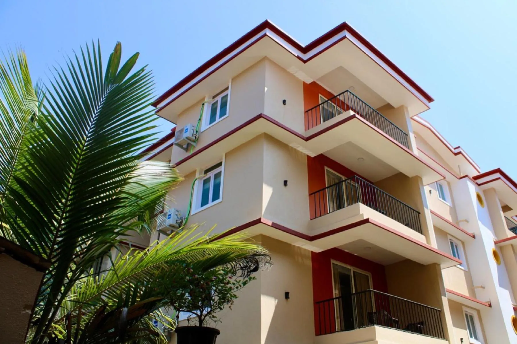 Property building in Kay's Calangute Resort Service Apartments - Near Calangute Beach