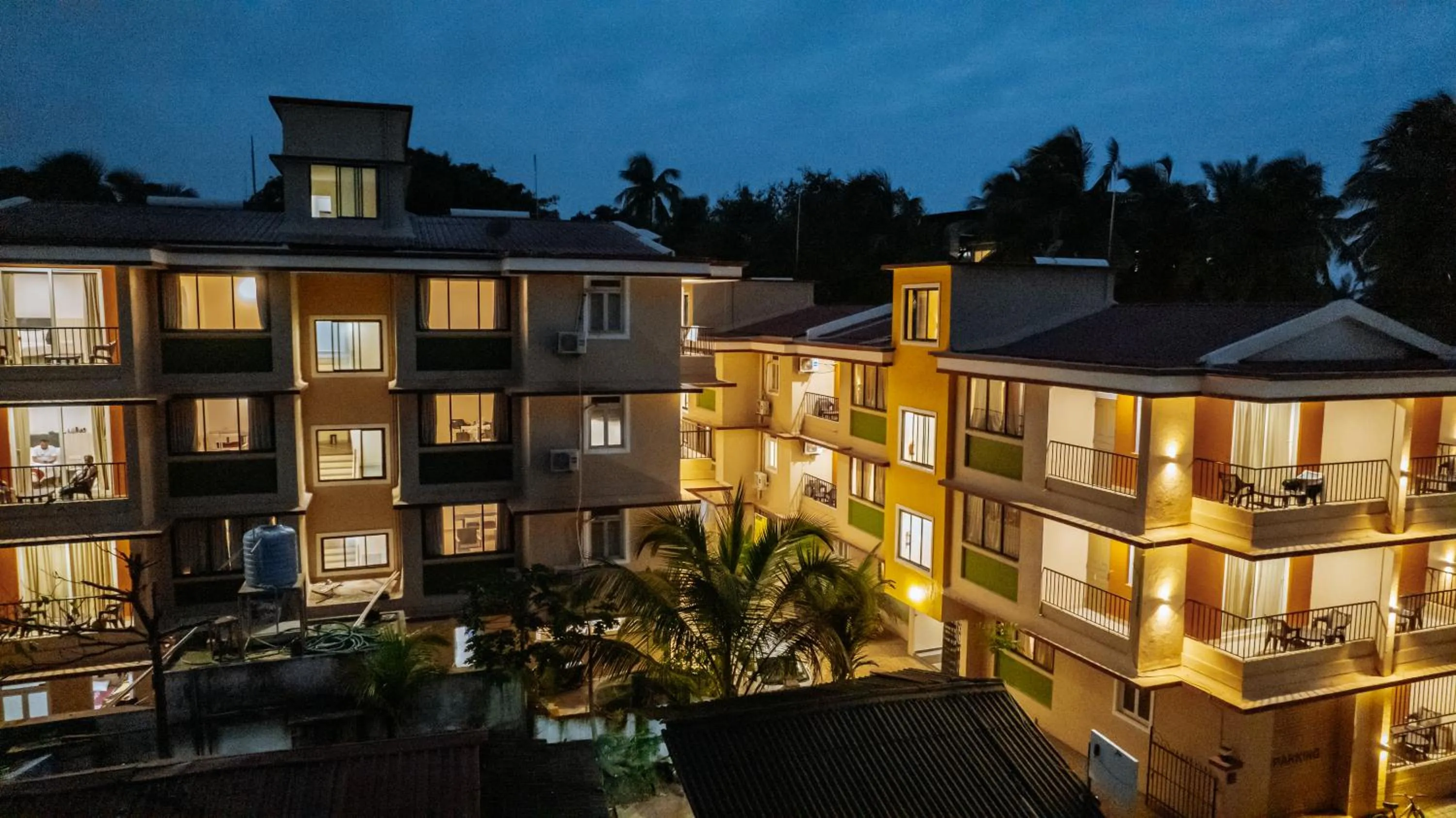 Property building in Kay's Calangute Resort Service Apartments - Near Calangute Beach