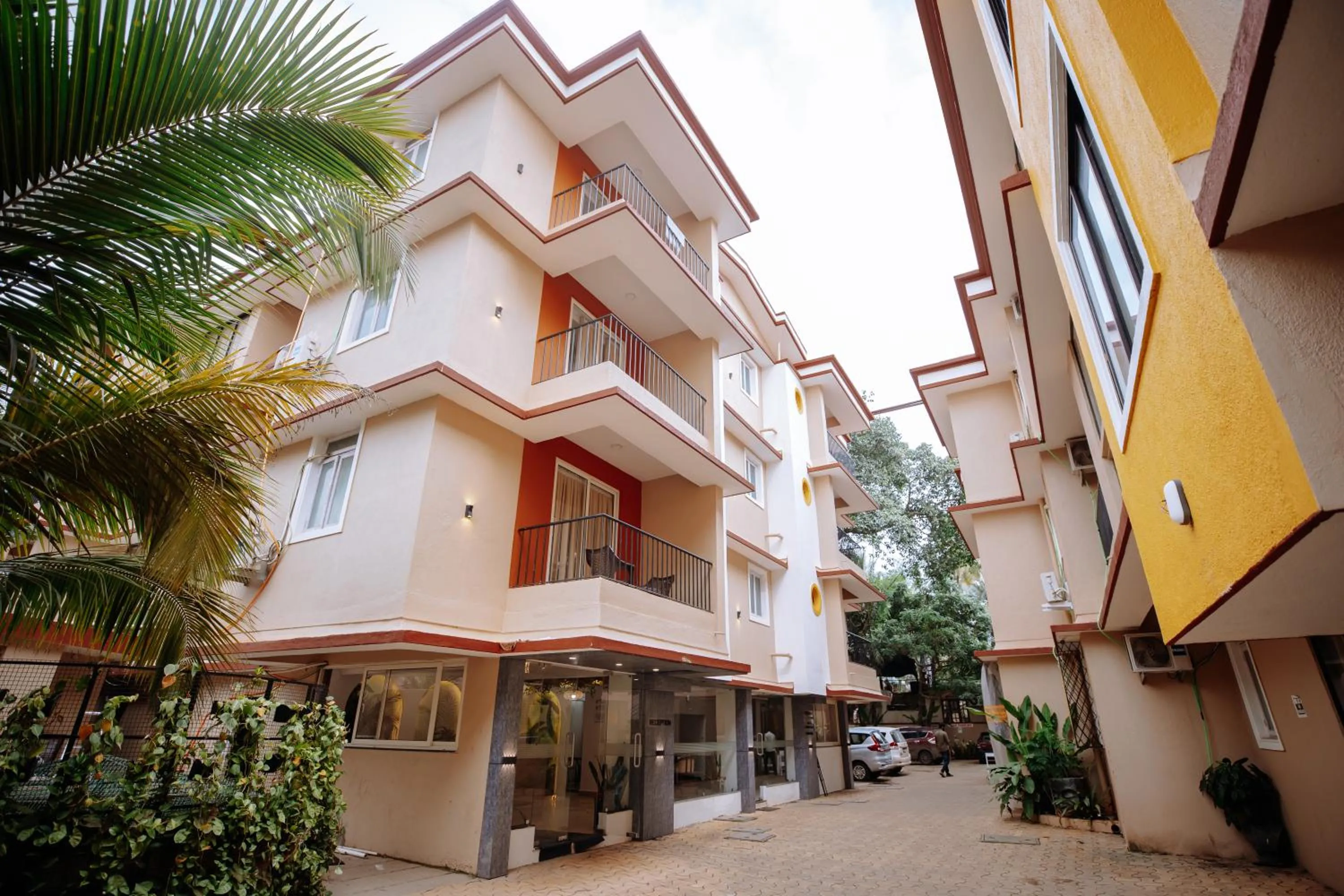 Facade/entrance in Kay's Calangute Resort Service Apartments - Near Calangute Beach