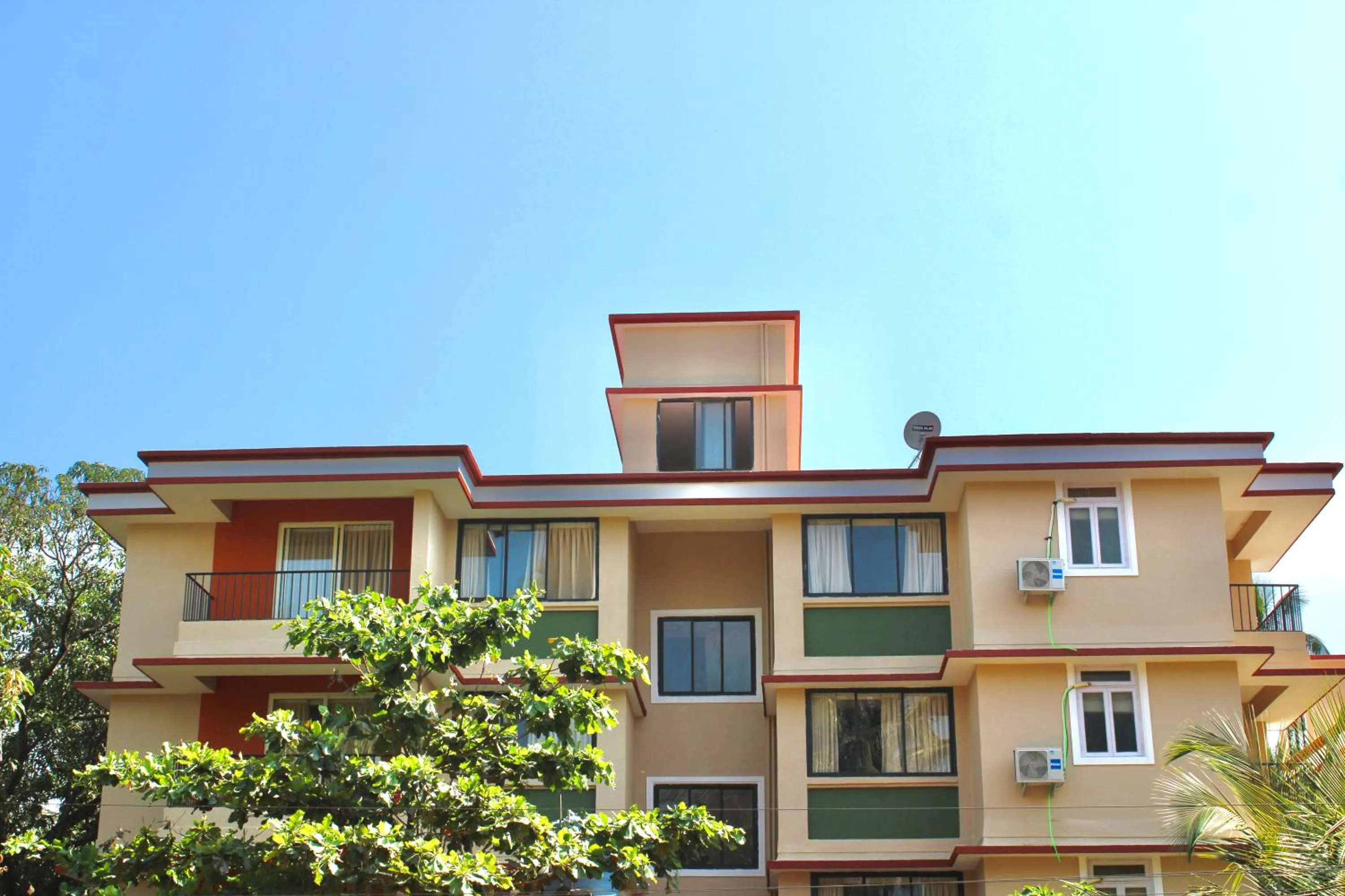 Property building in Kay's Calangute Resort Service Apartments - Near Calangute Beach
