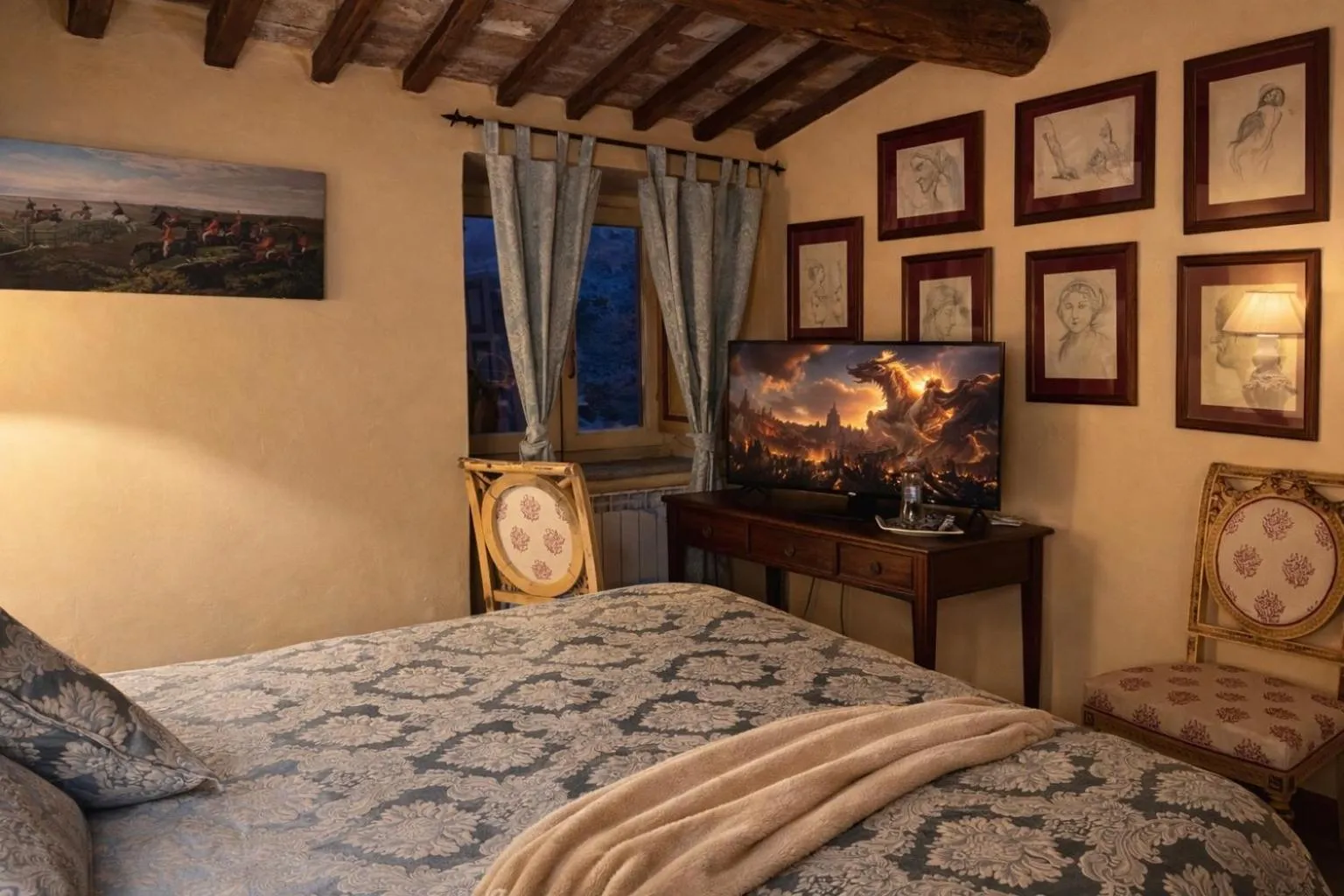 Bed in VesConte Residenza D'epoca dal 1533