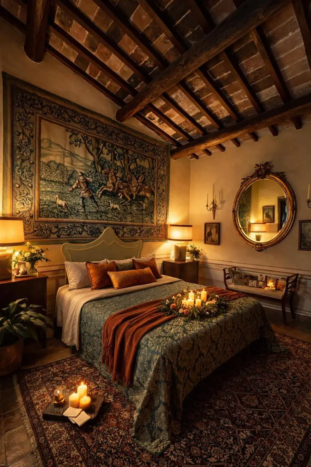 Two Connecting Double Rooms in VesConte Residenza D'epoca dal 1533 Two Connecting Double Rooms in VesConte Residenza D'epoca dal 1533