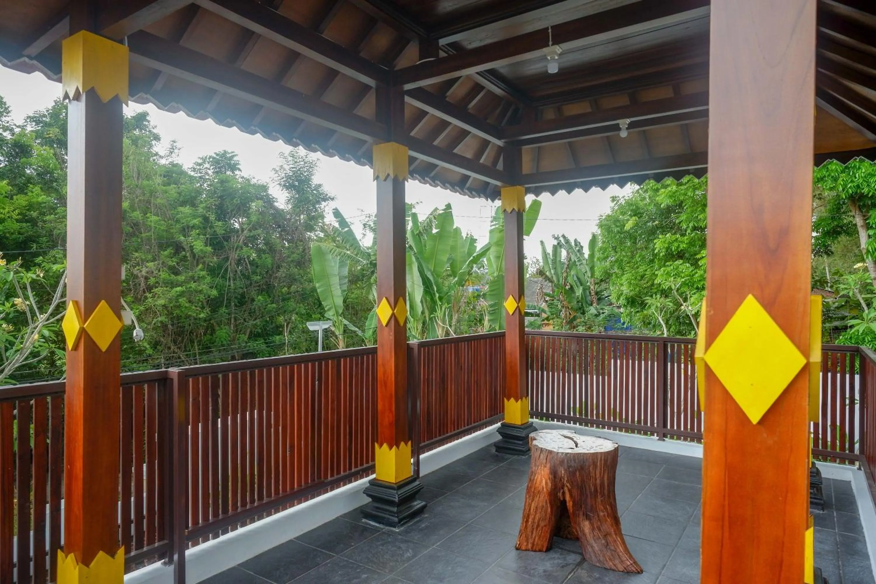 Balcony/Terrace in The Lavana Greenkhaza Villa Jogja