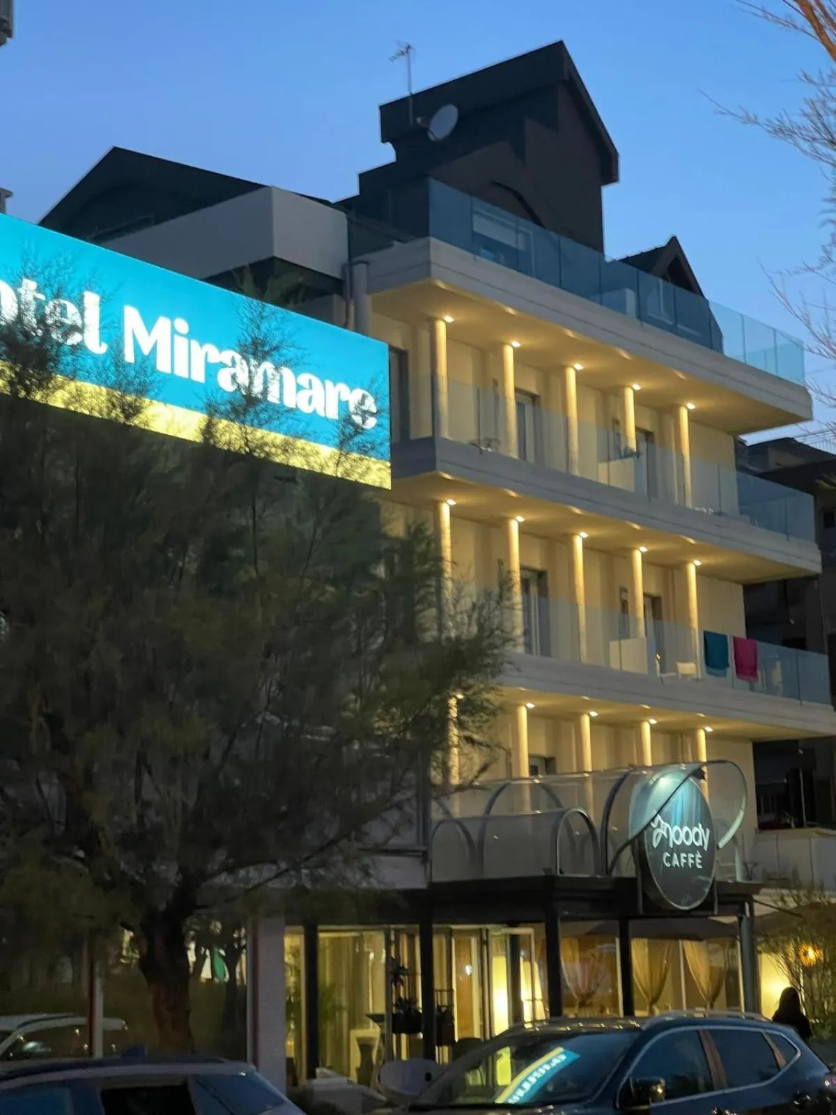 Property building in Hotel Miramare