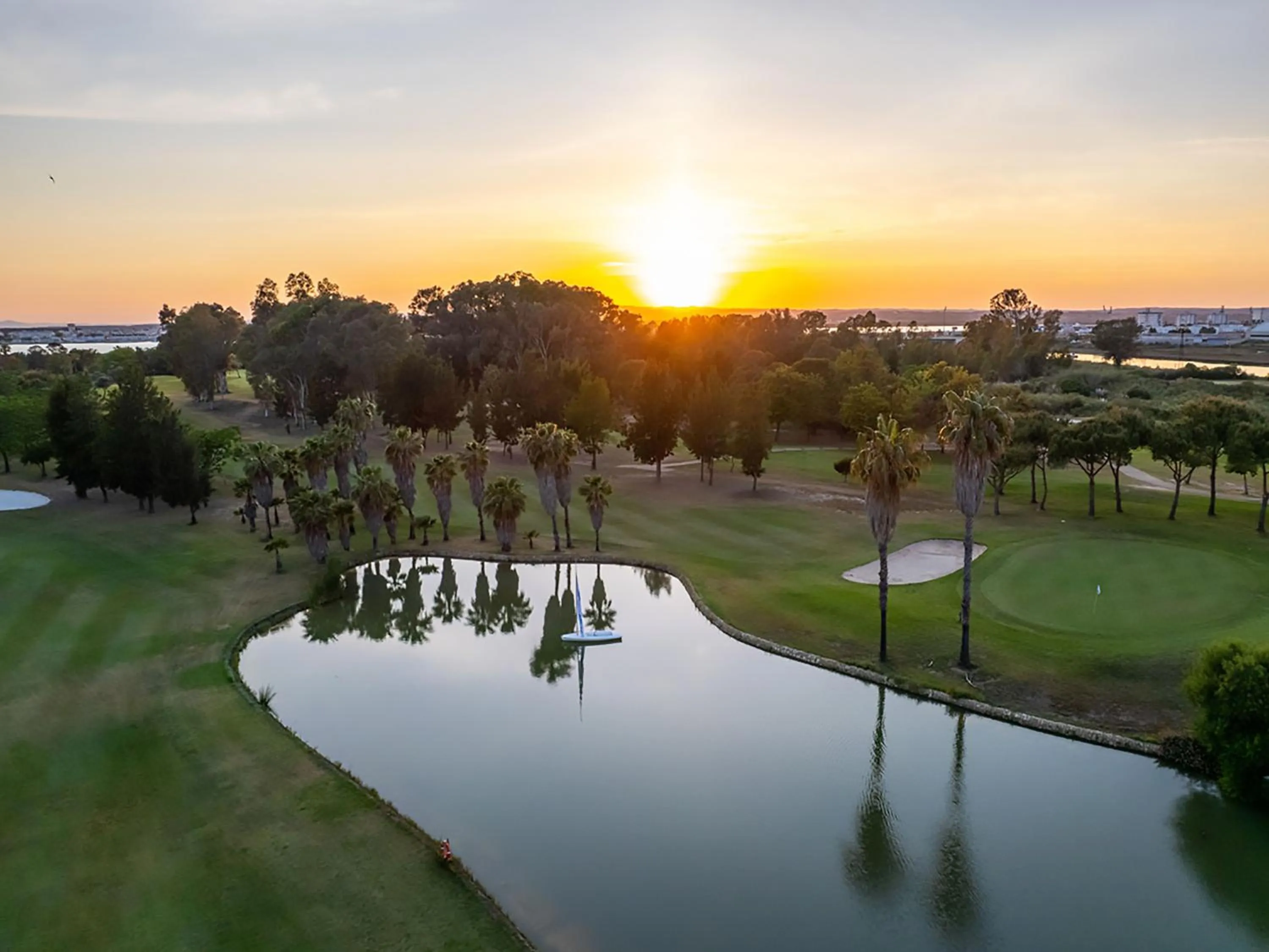 Golfcourse in Isla Canela Golf Hotel Boutique