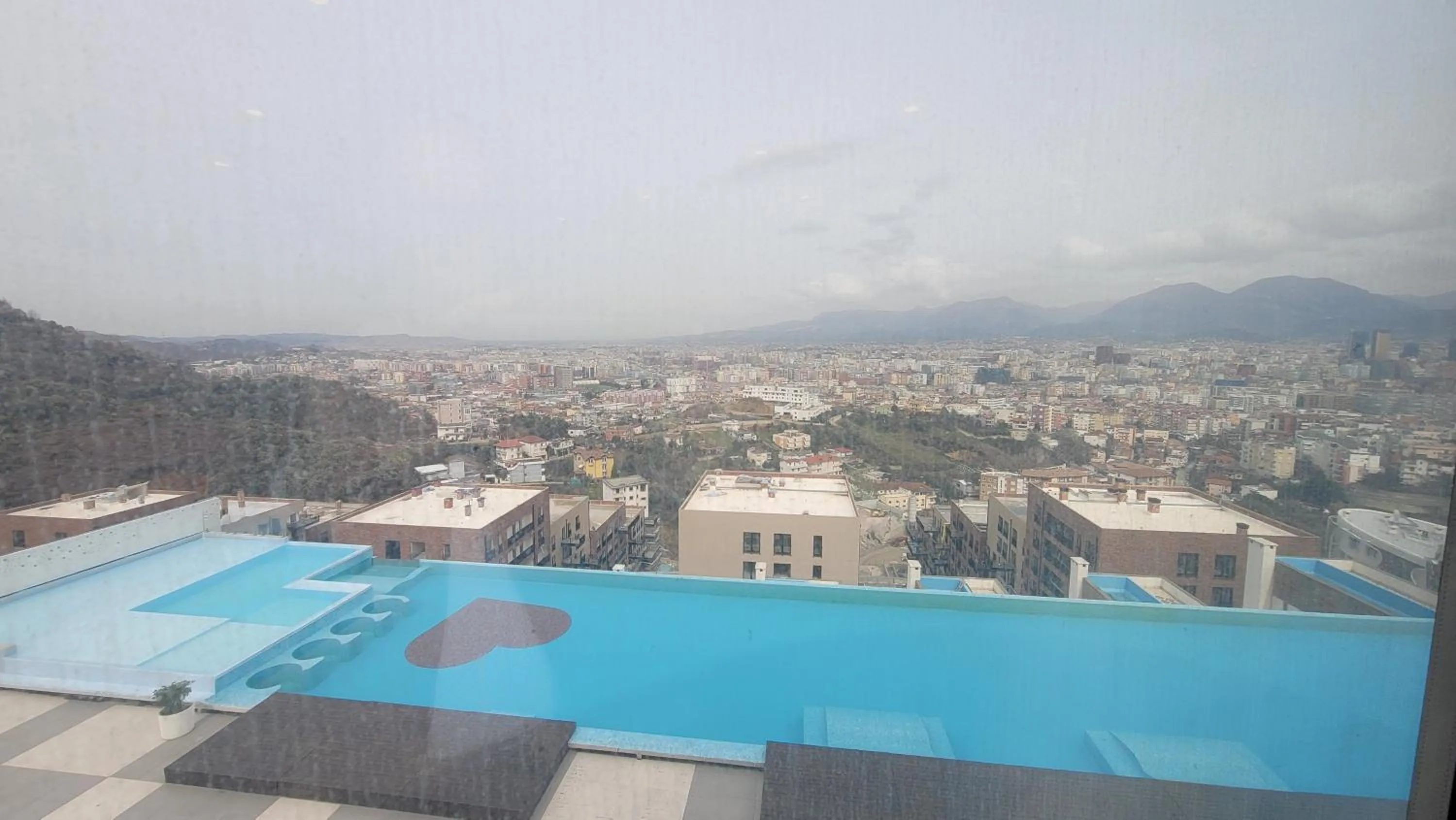 Pool view in Arka Art Hotel