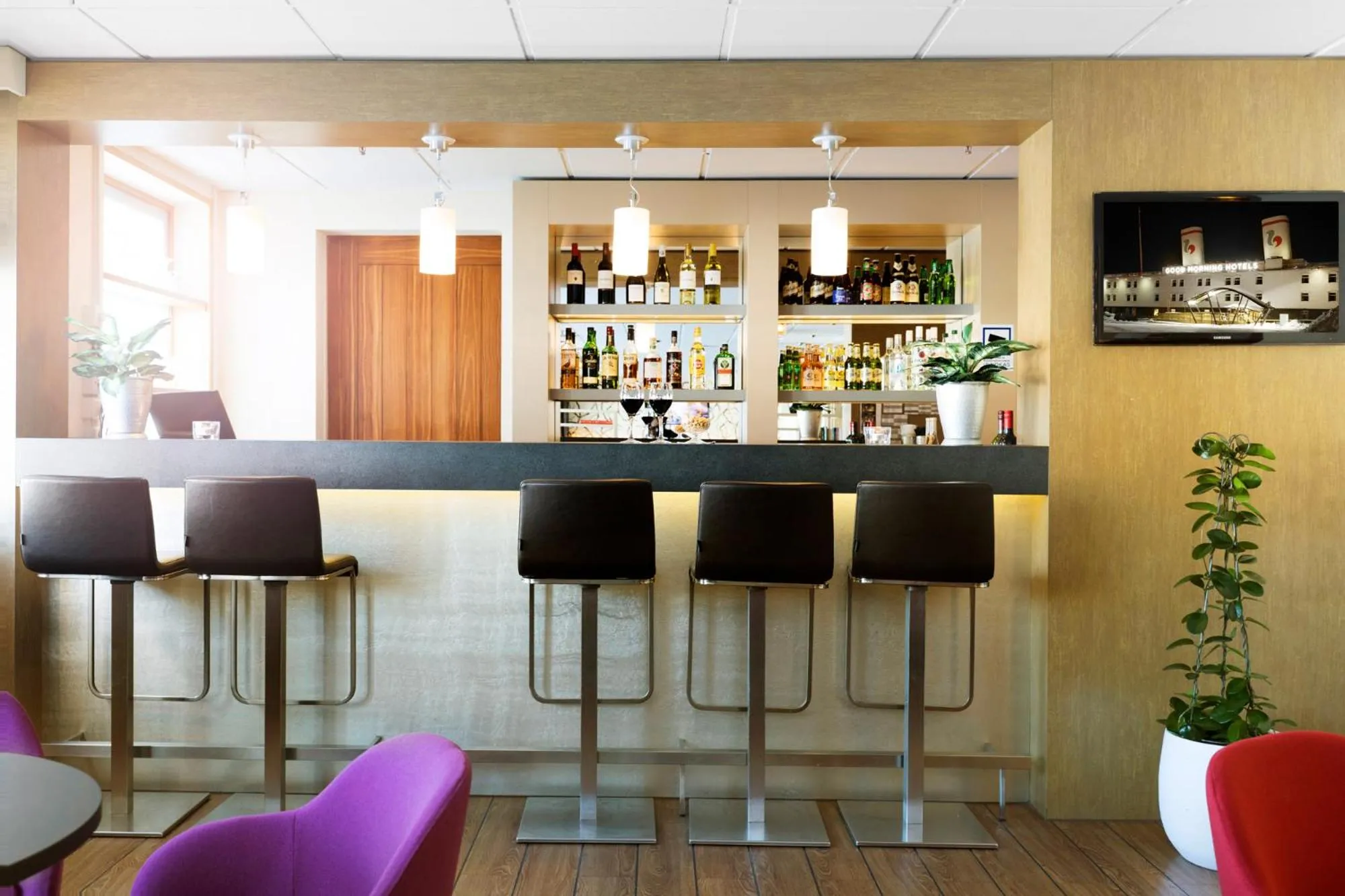 Lounge or bar in Good Morning+ Göteborg City