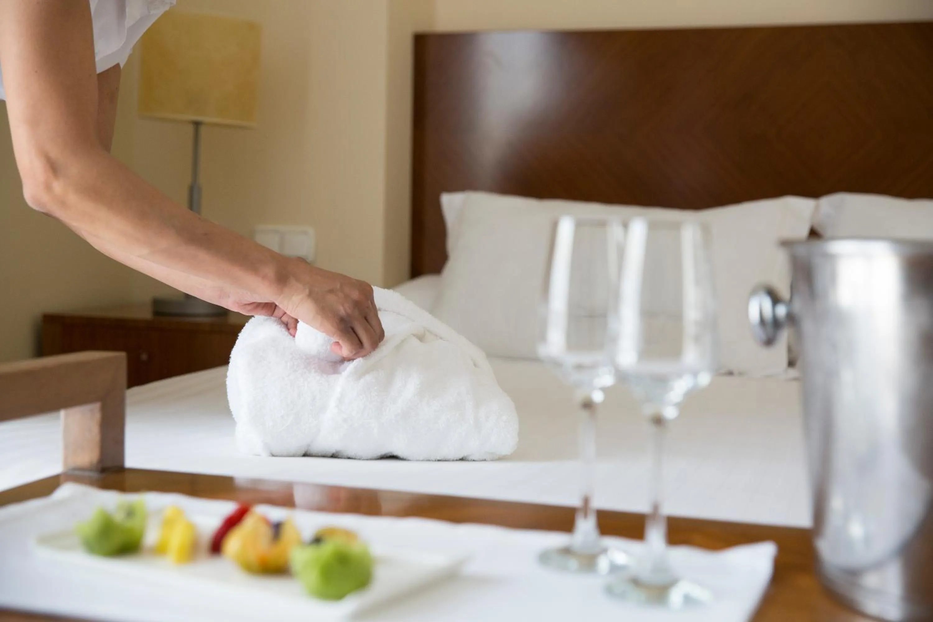 Decorative detail, Bed in Avenida Hotel