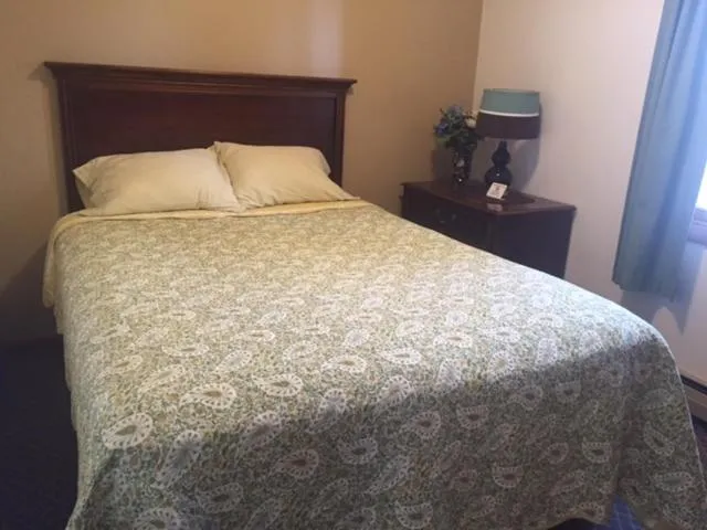 Bedroom, Bed in Milford Motel On the River