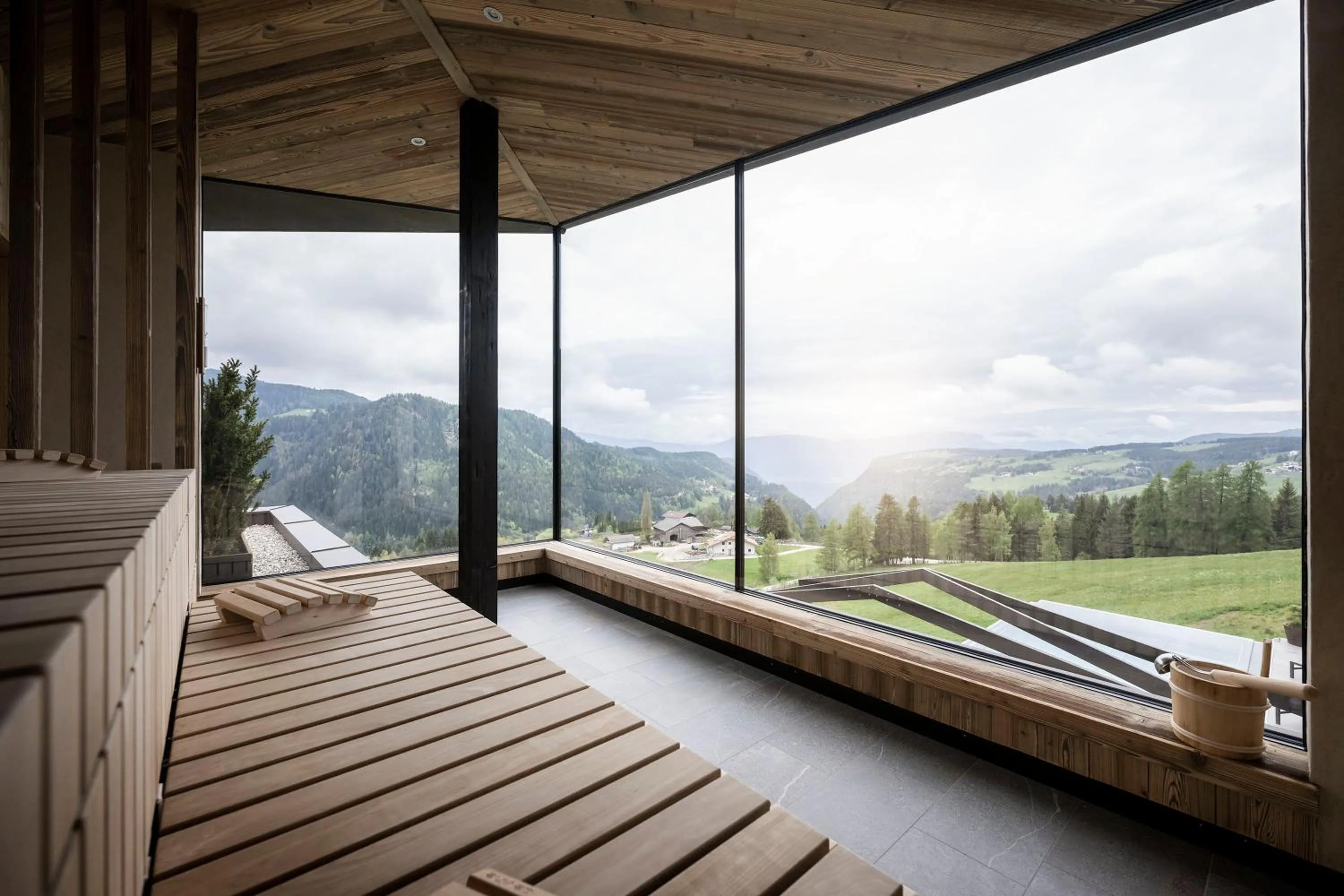 Sauna in Aparthotel My Daum