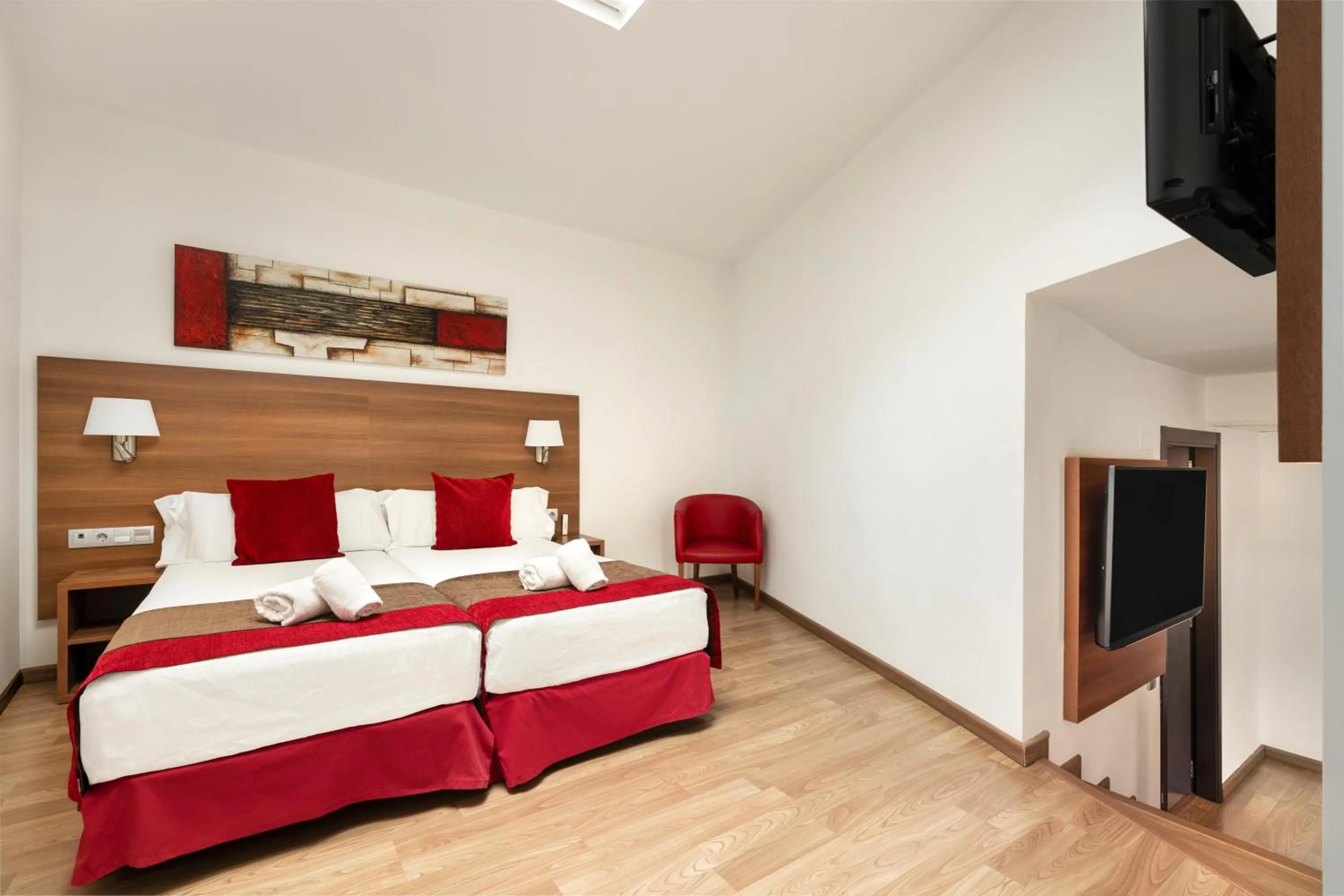 People, Bed in Hotel Best Auto Hogar