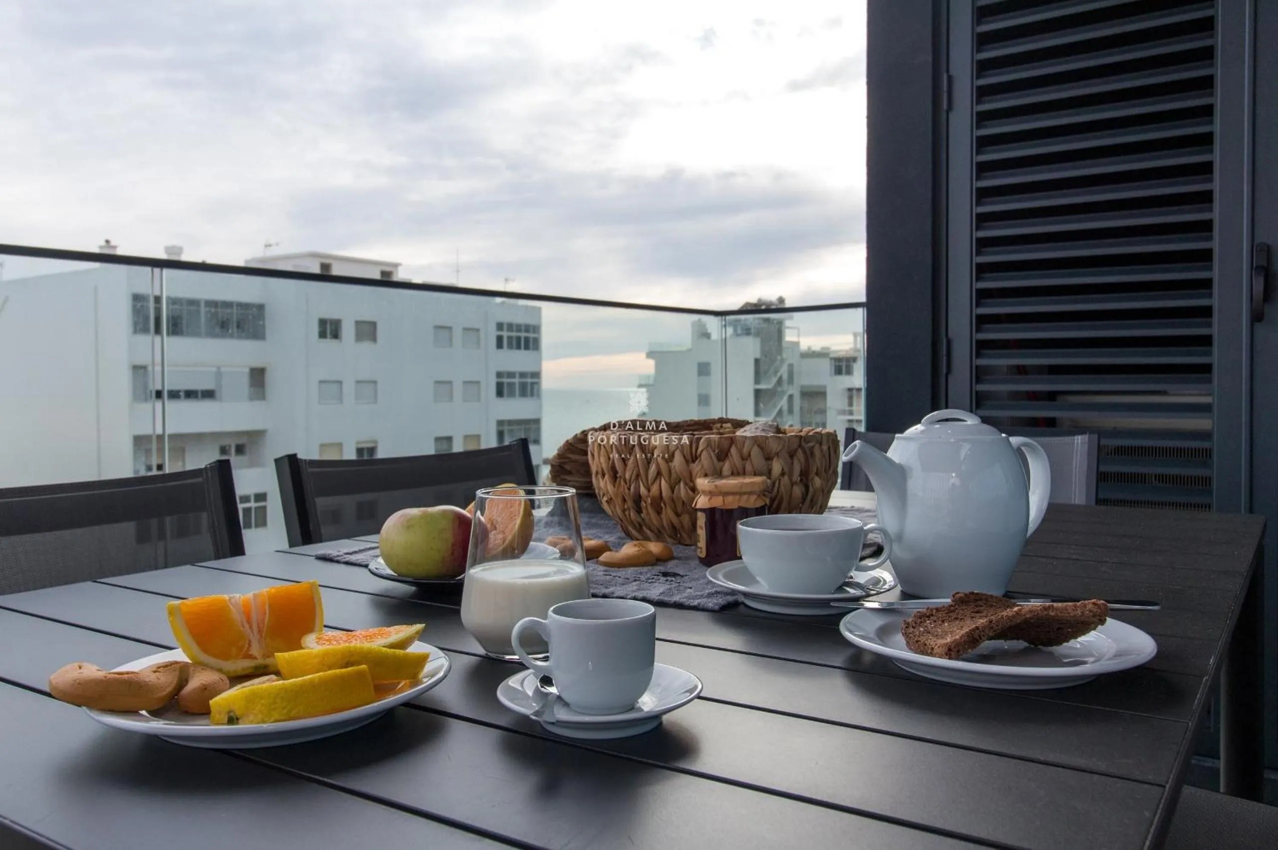 Balcony/Terrace in Apartment Terracos do Mar - By Dalma Portuguesa