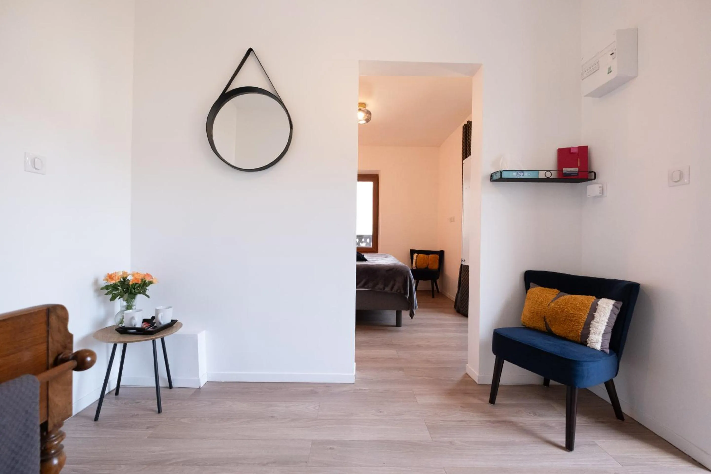 Lobby or reception in Chalet les Myrtilles