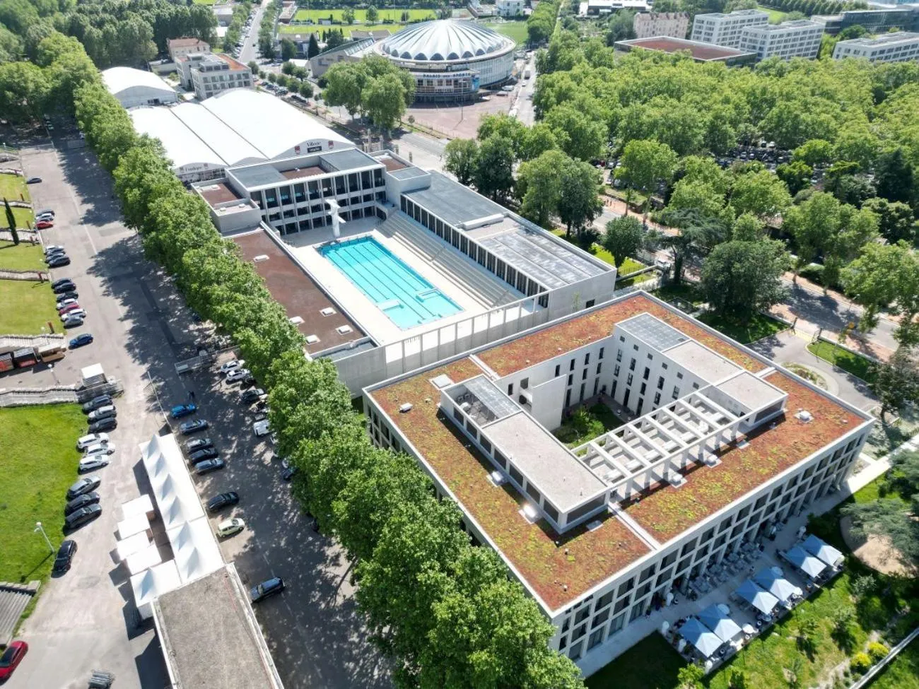 Bird's eye view in The Ruck Hotel