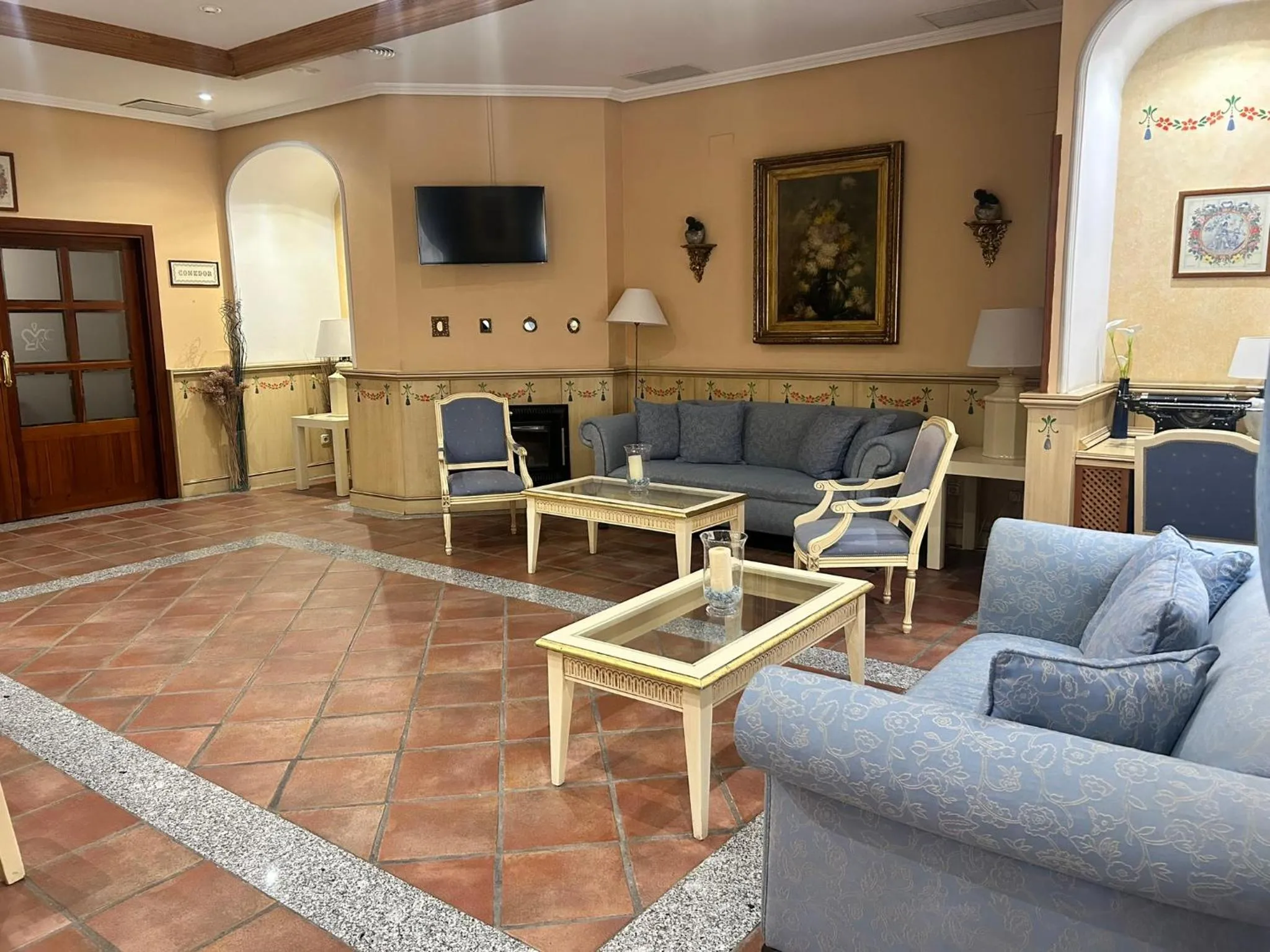 Living room in Hotel Casona de la Reyna