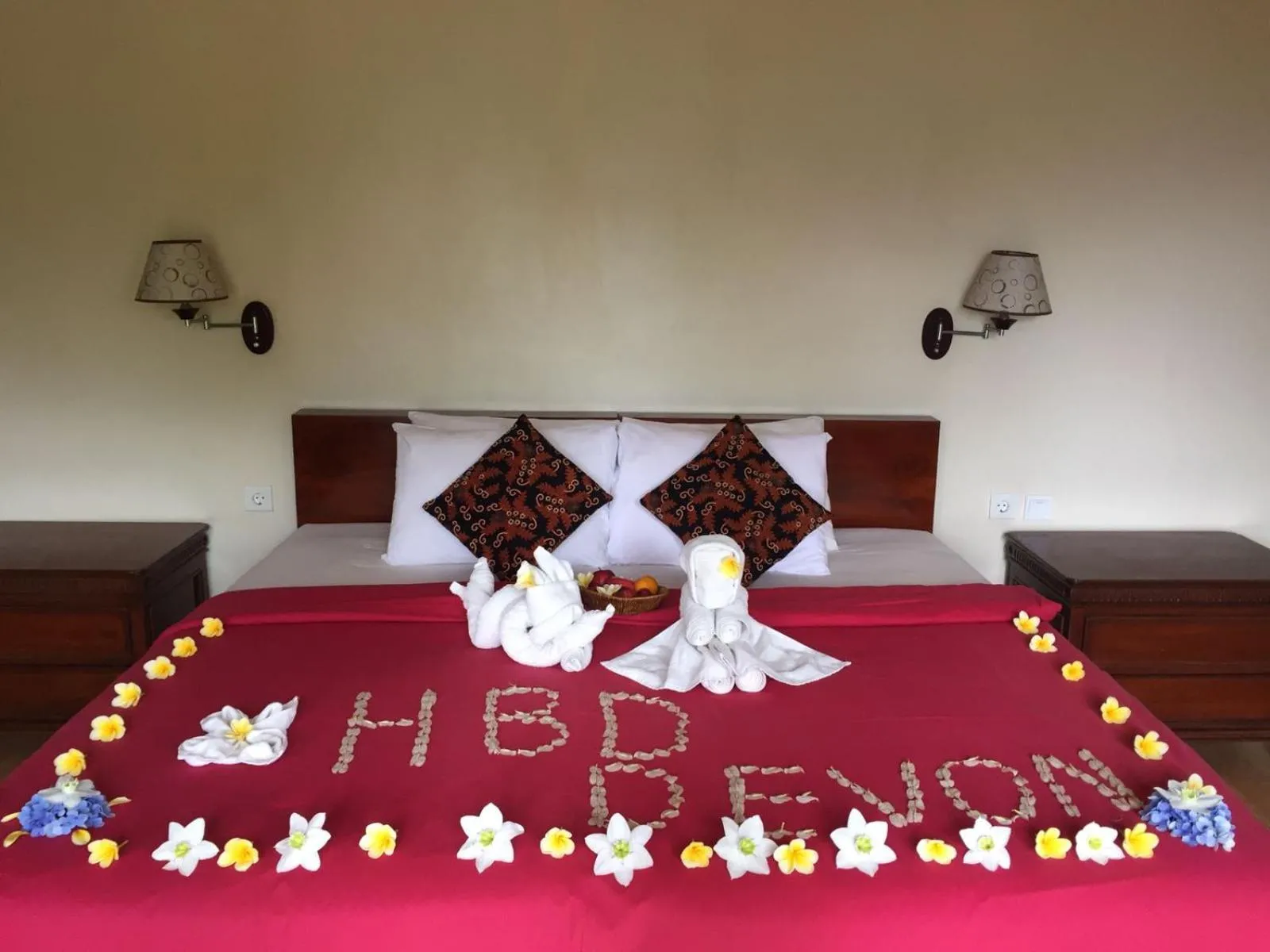 Bed in Bali Rahayu Homestay