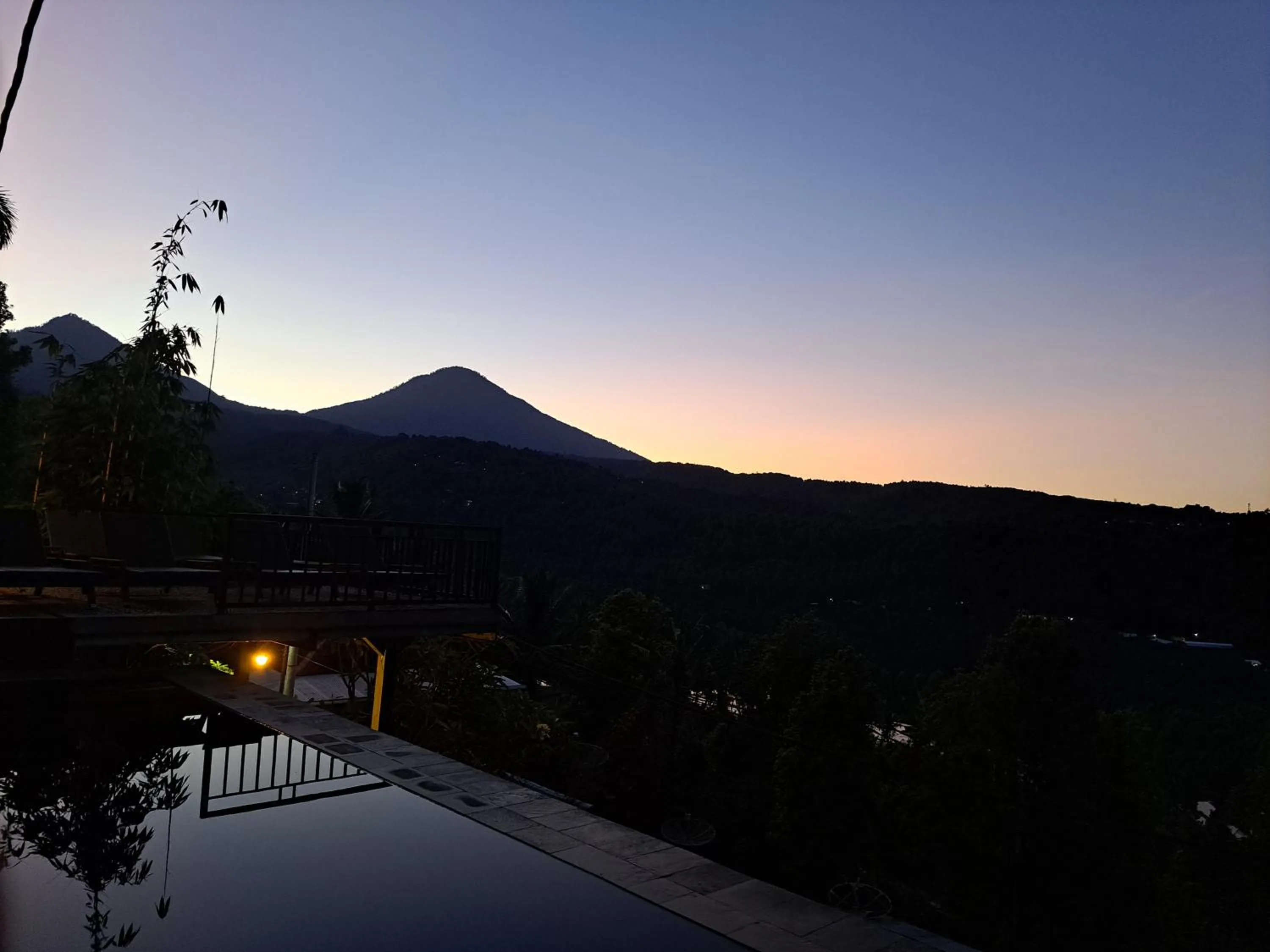 Mountain view in Bali Rahayu Homestay