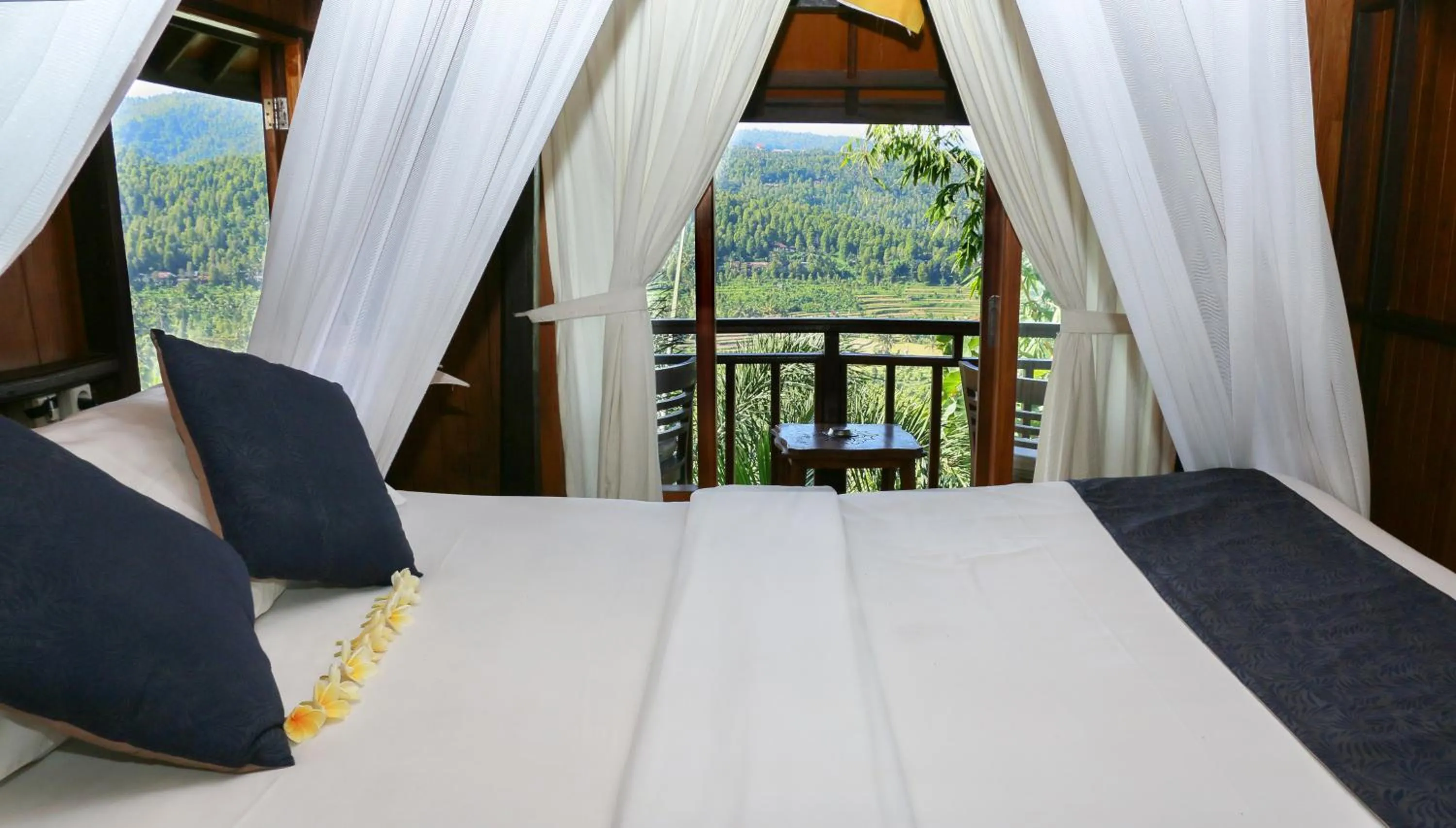 Bed in Bali Rahayu Homestay