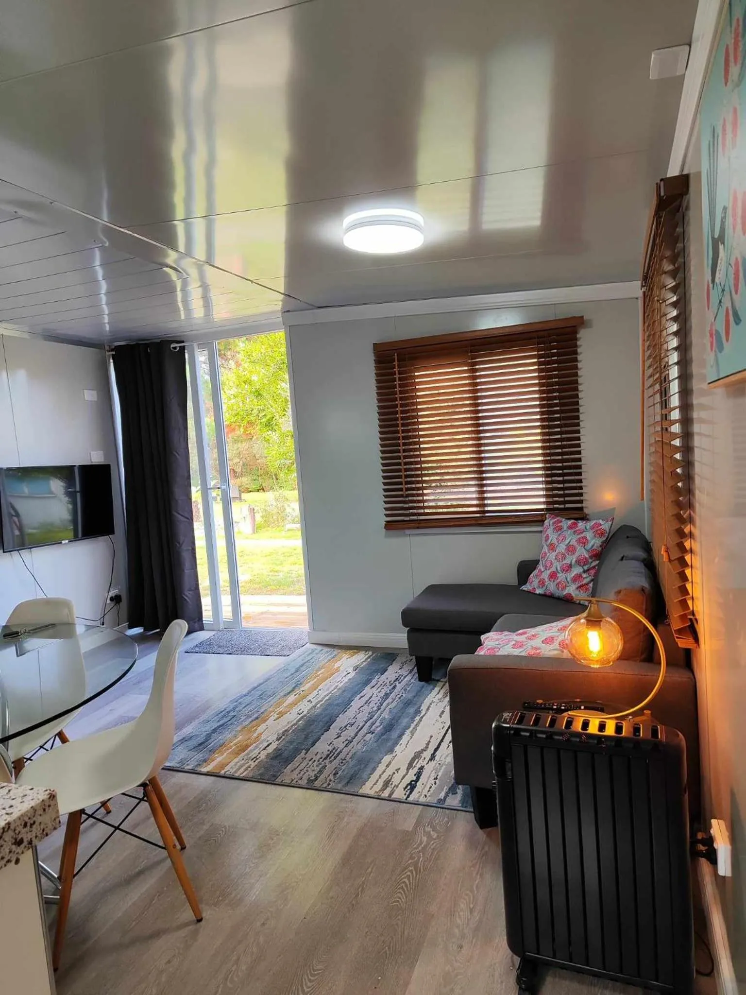 Living room in Zeehan Bush Camp