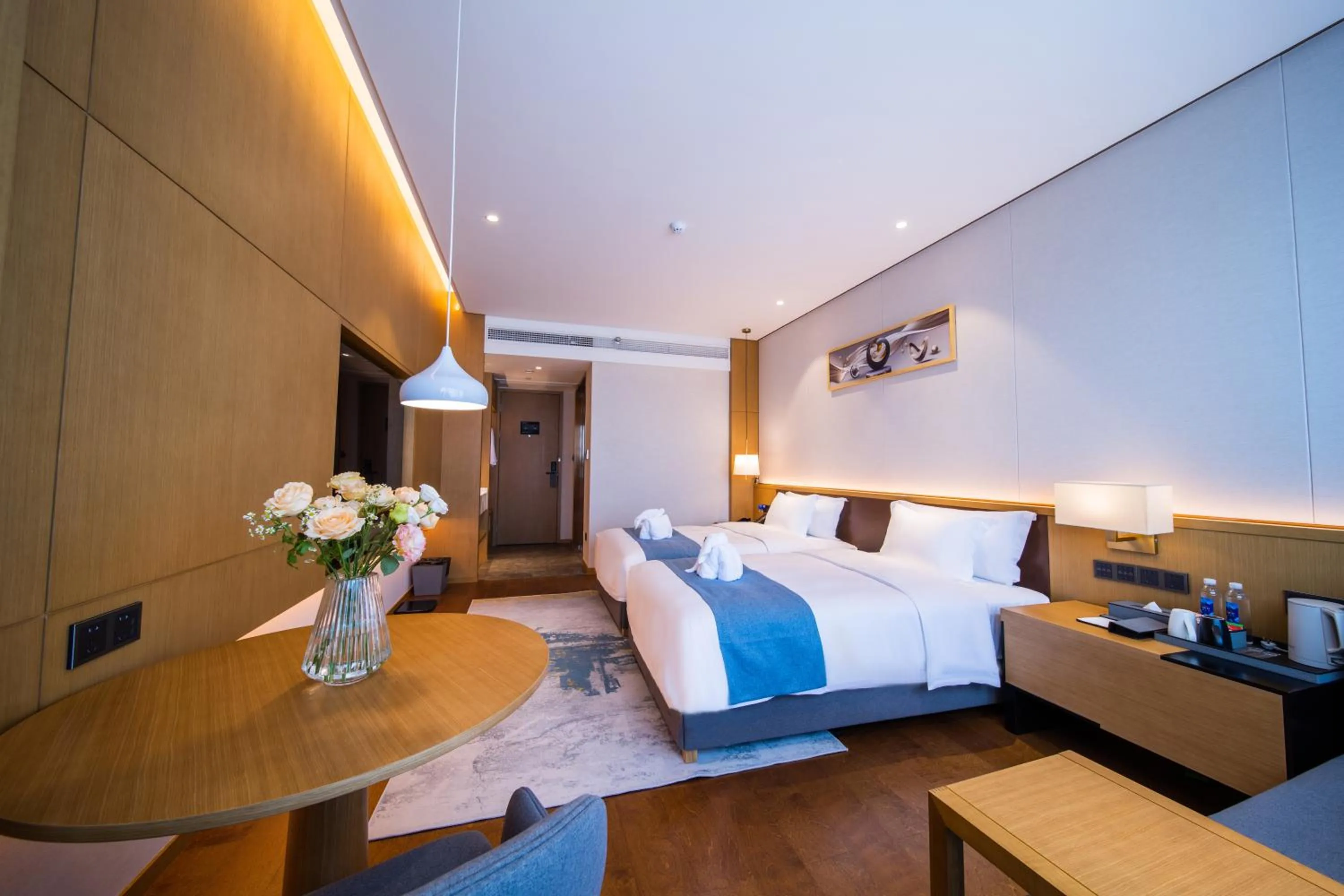 Bed in Howard Johnson by Wyndham Lanting Hotel Ningbo