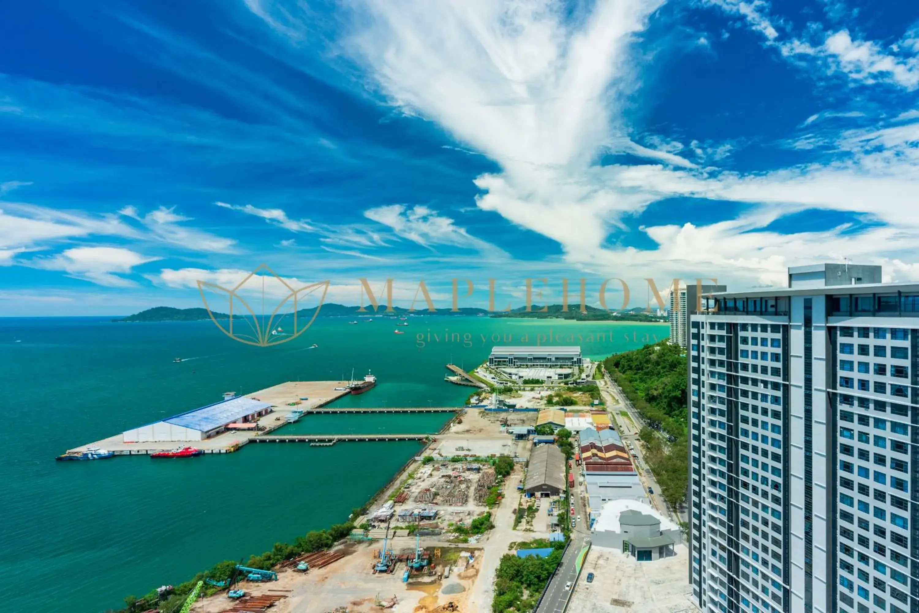 Sea view in Jesselton Quay Premier Suites Kota Kinabalu Sea view in Jesselton Quay Premier Suites Kota Kinabalu