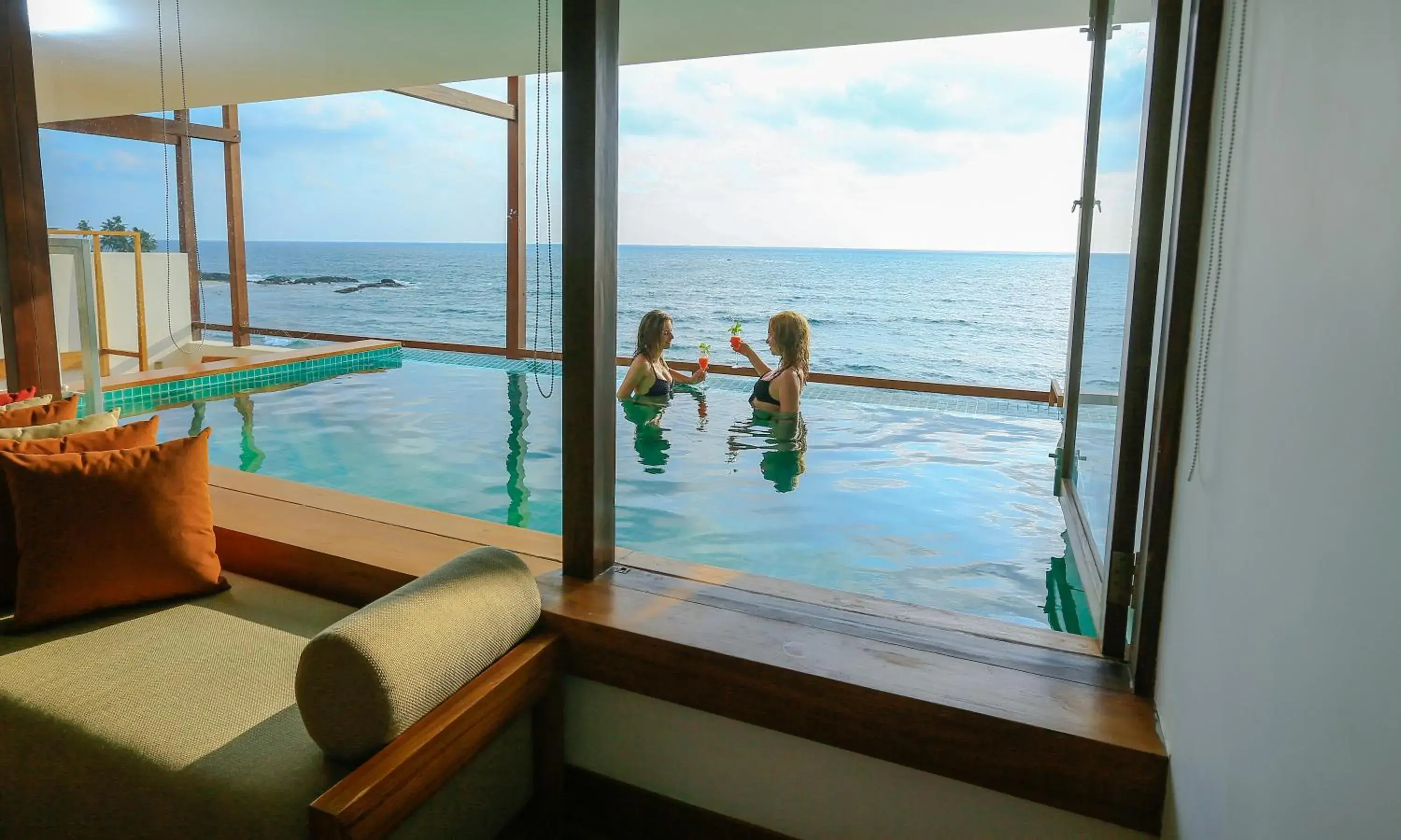 Swimming pool in Pandanus Beach Resort & Spa Swimming pool in Pandanus Beach Resort & Spa
