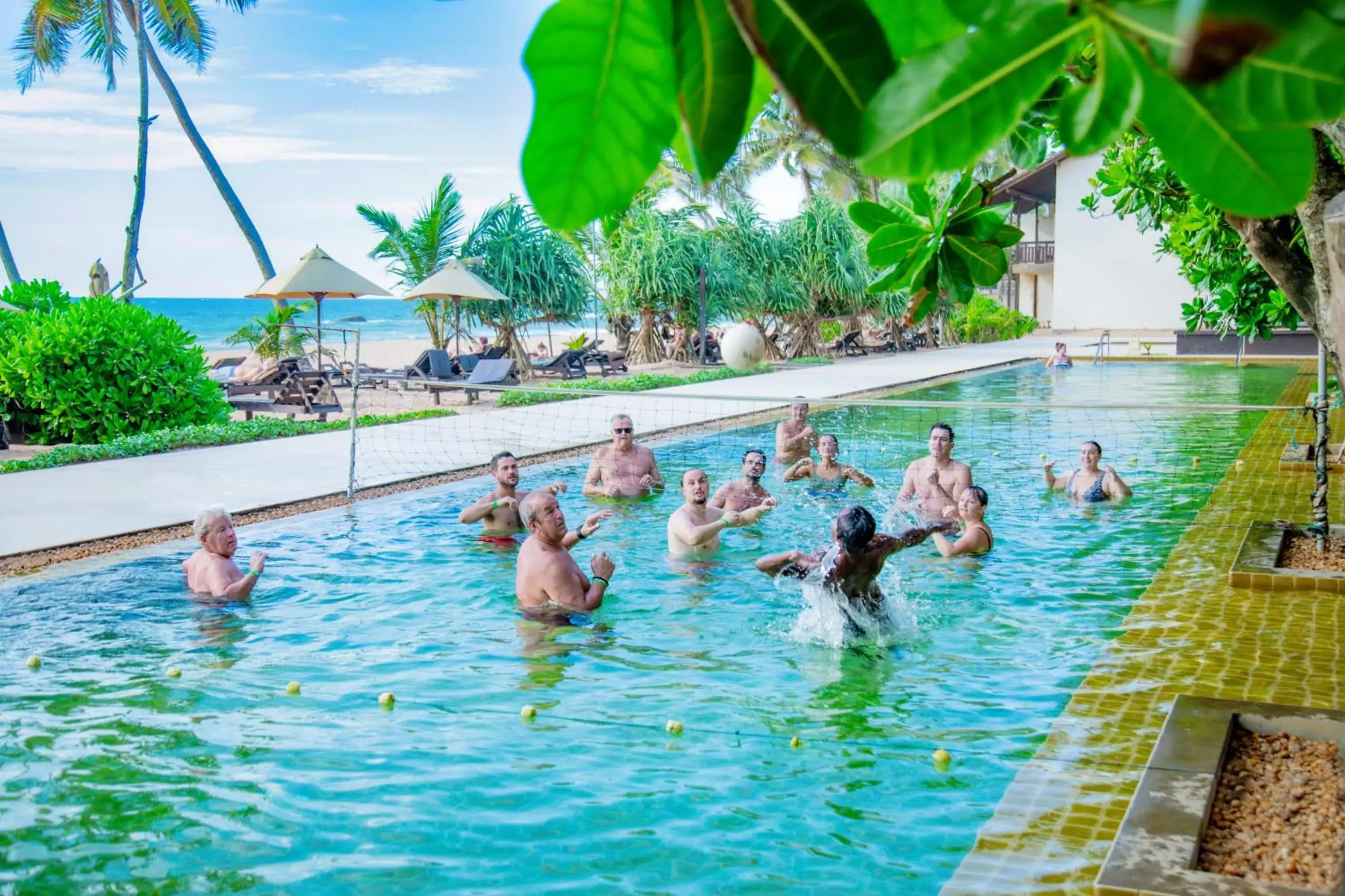 Swimming pool in Pandanus Beach Resort & Spa Swimming pool in Pandanus Beach Resort & Spa