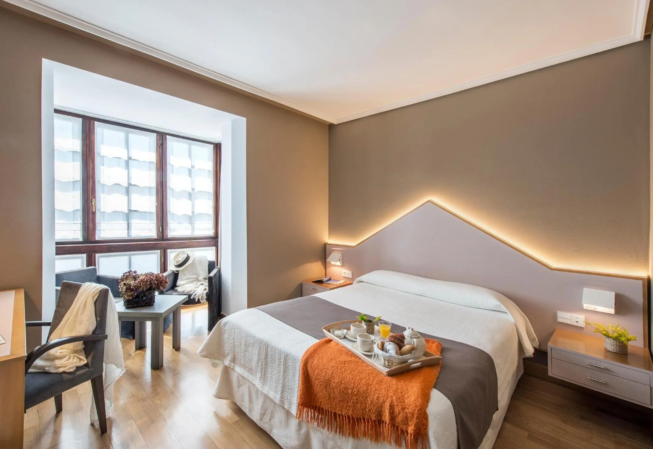 Photo of the whole room, Bed in La Casa del Patrón