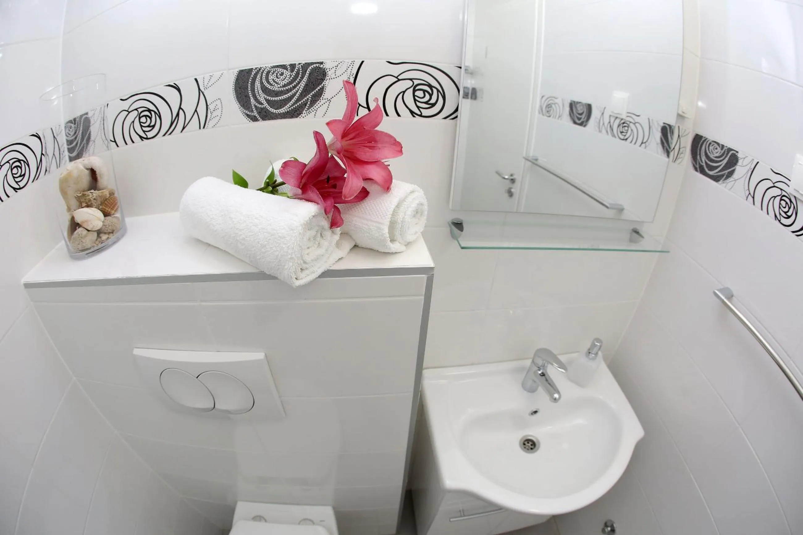 Bathroom in Rooms Tisa Old Town