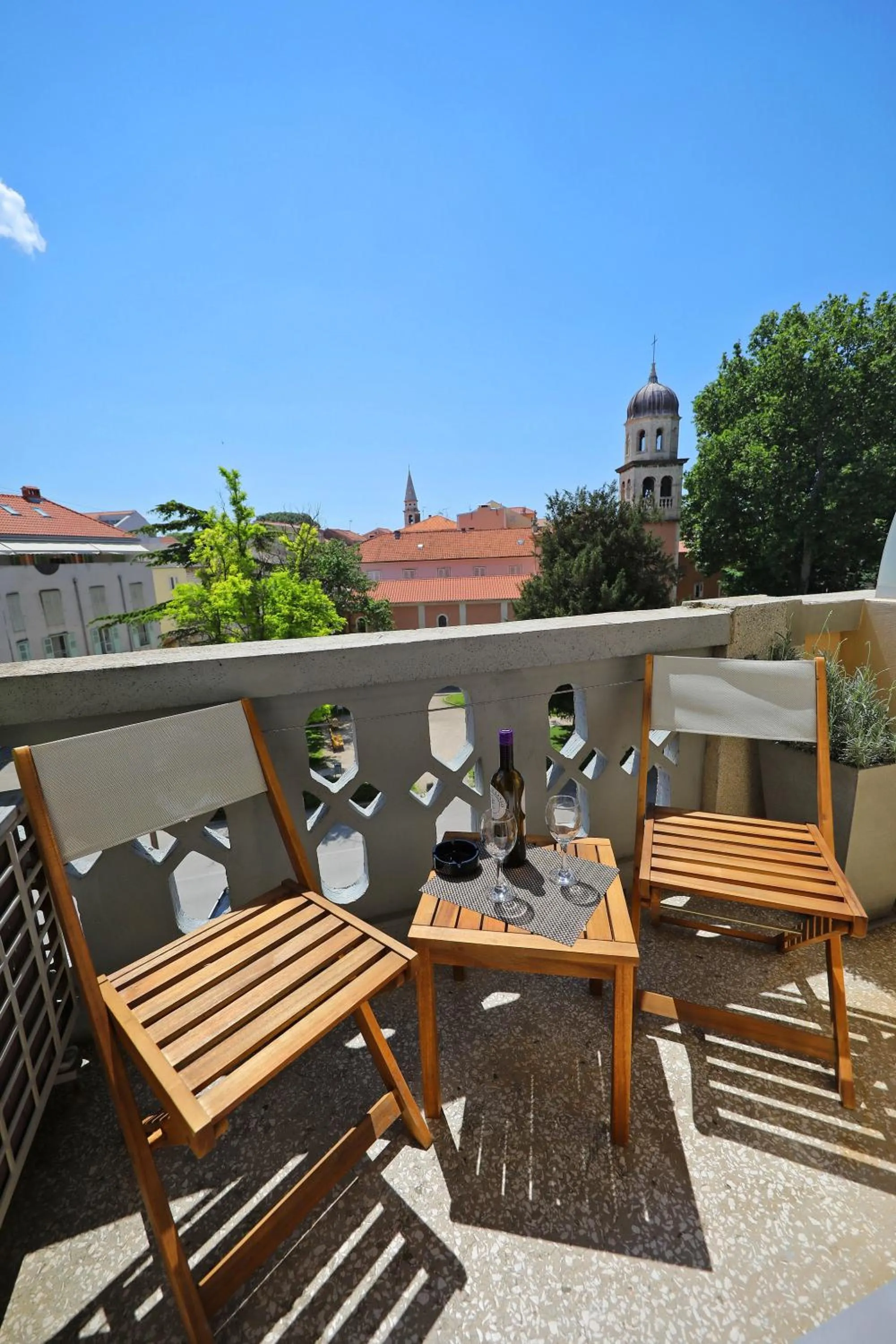 Balcony/Terrace in Rooms Tisa Old Town
