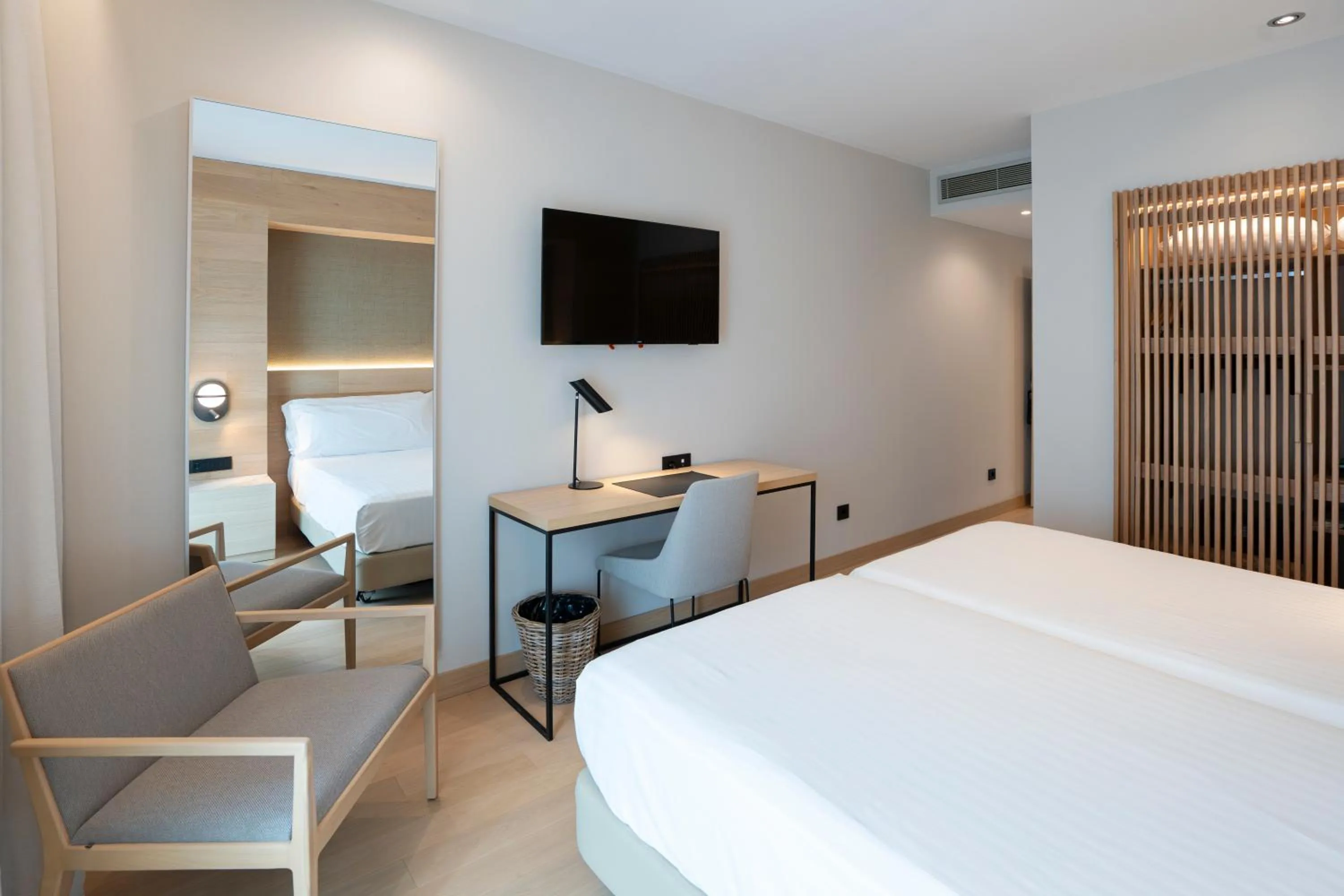 Bed in Hotel Zenit Bilbao