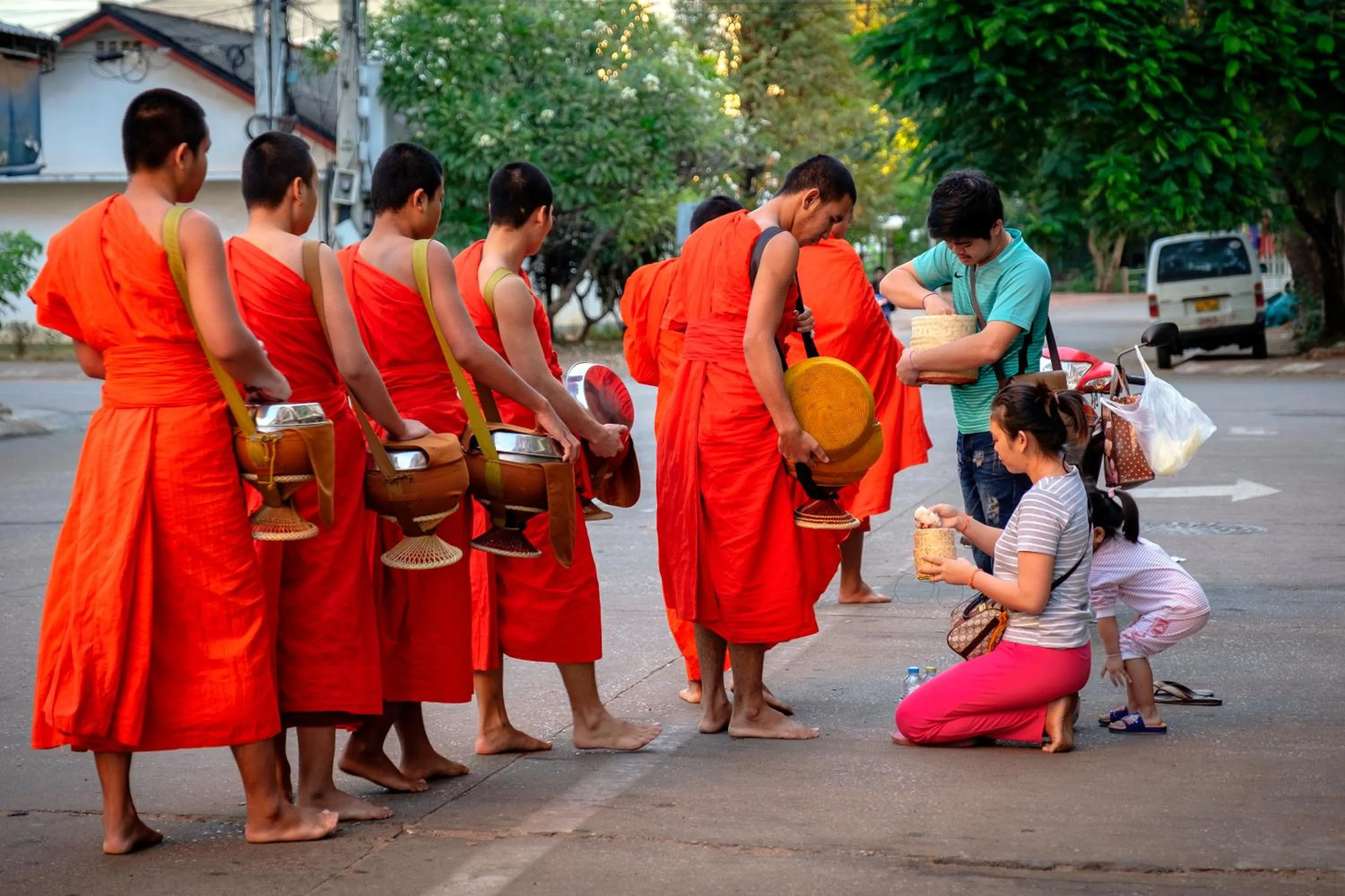 People in Pakse hotel & Restaurant