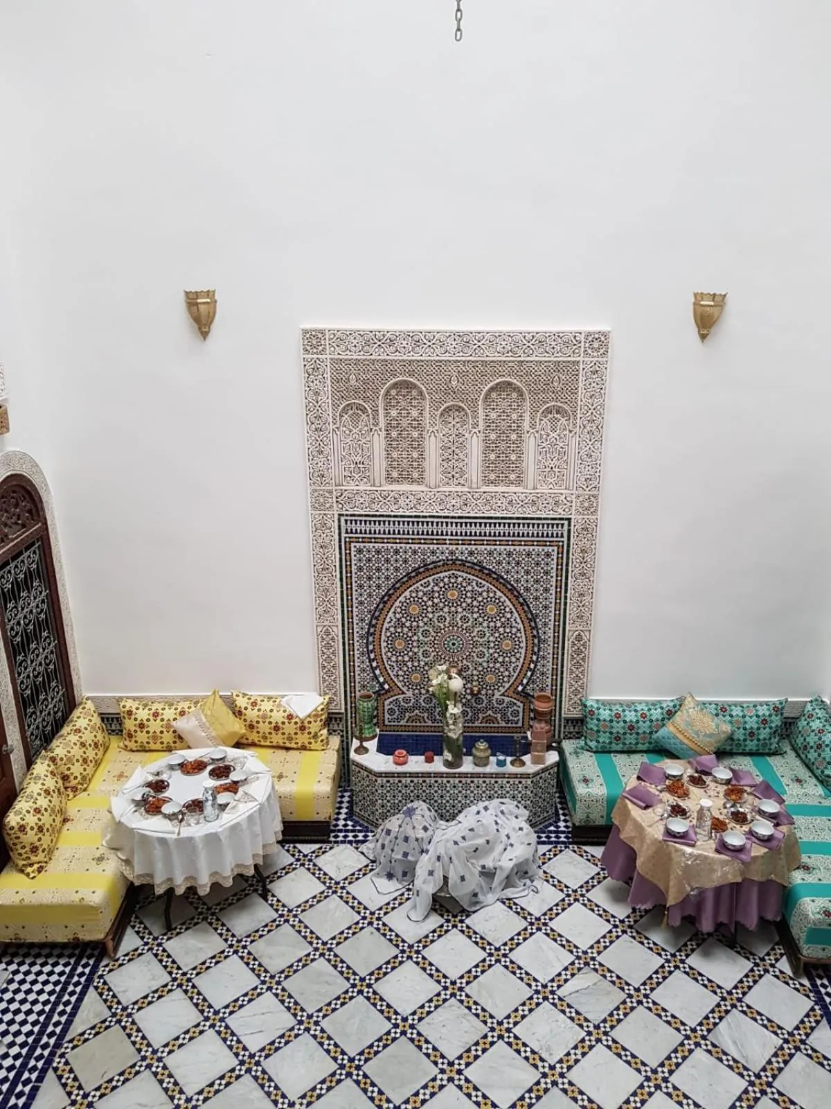 Patio in Riad Fes Colors & SPA - Family Lodging