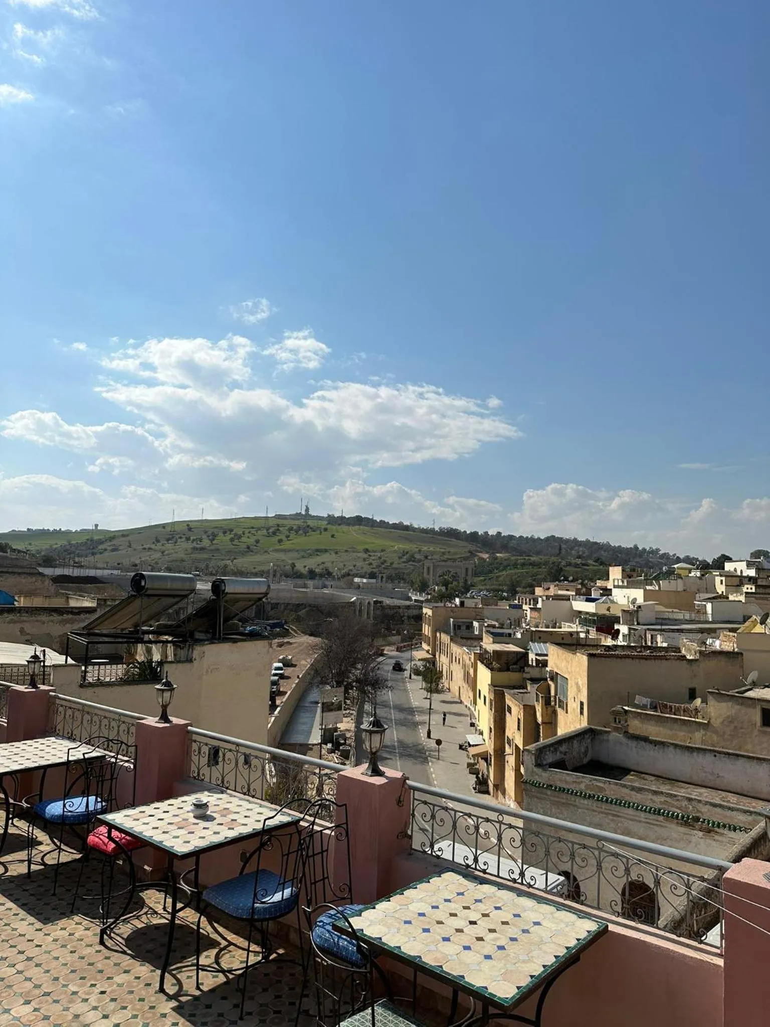 Balcony/Terrace in Riad Fes Colors & SPA - Family Lodging