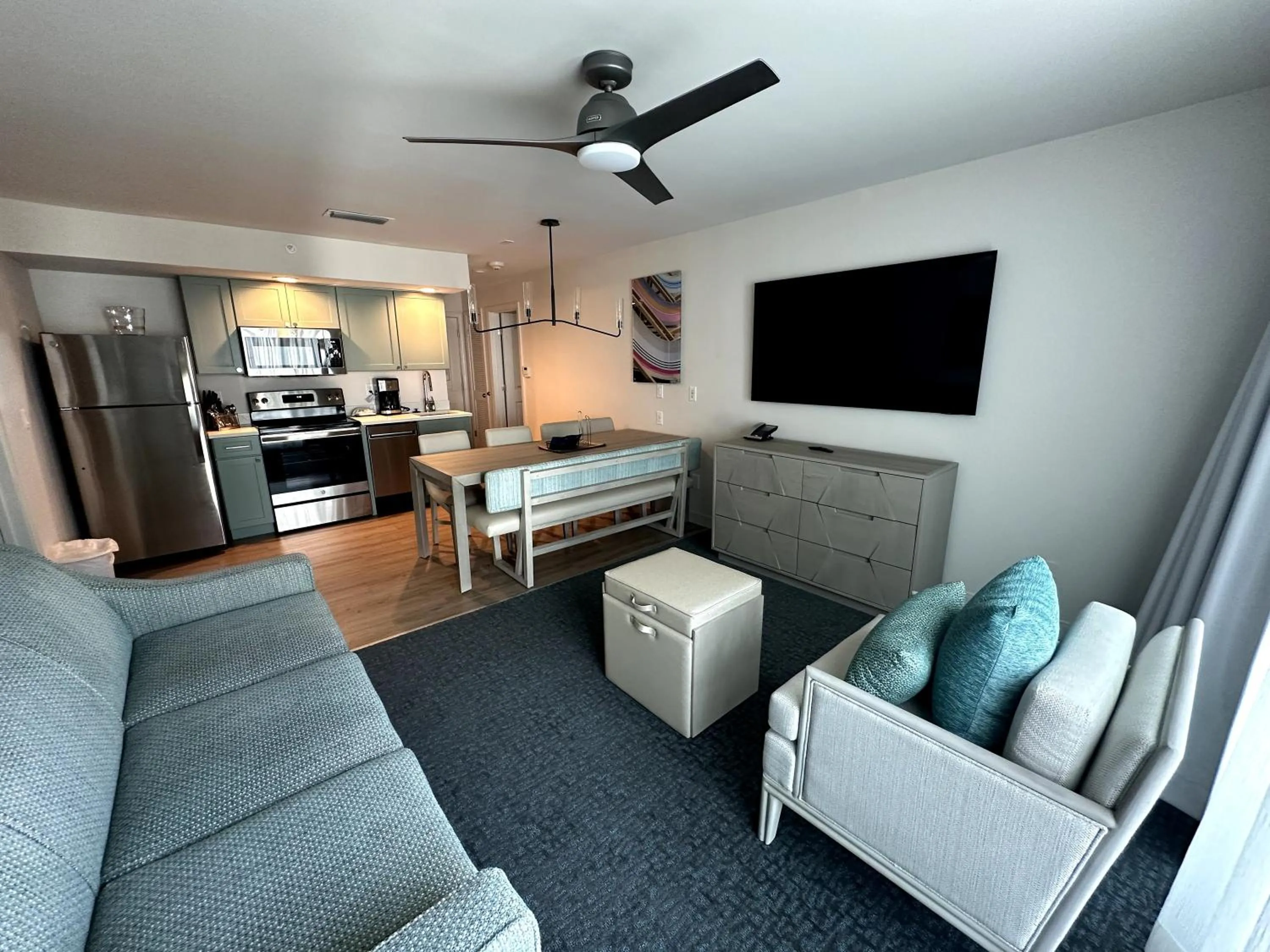 Living room in Bluegreen's Bayside Resort and Spa