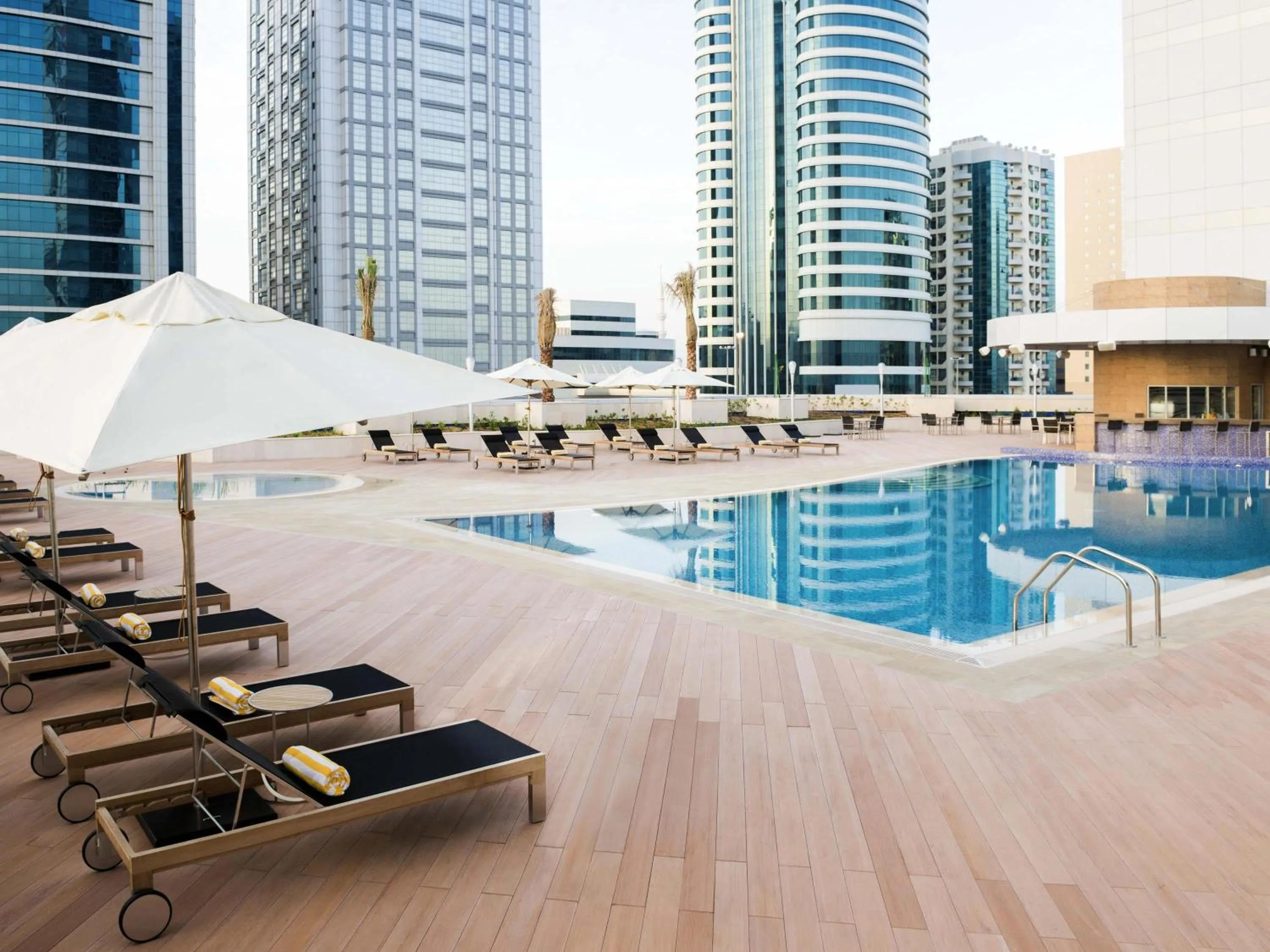 Pool view in Ibis Fujairah