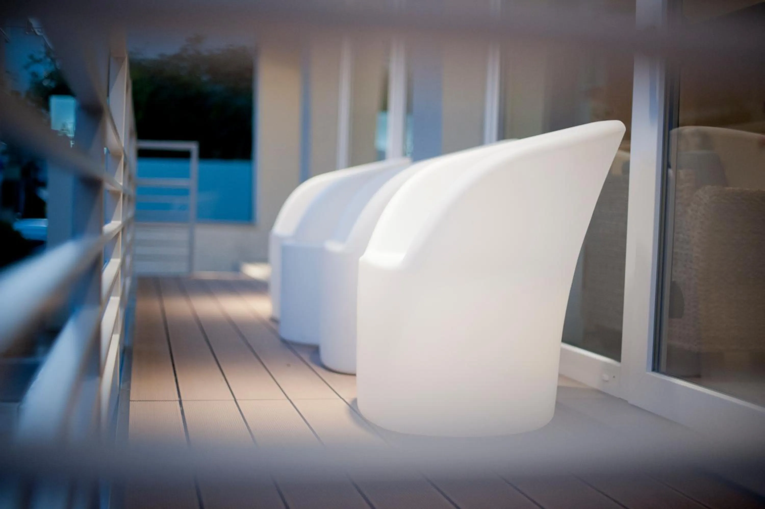 Patio in Hotel Atlas