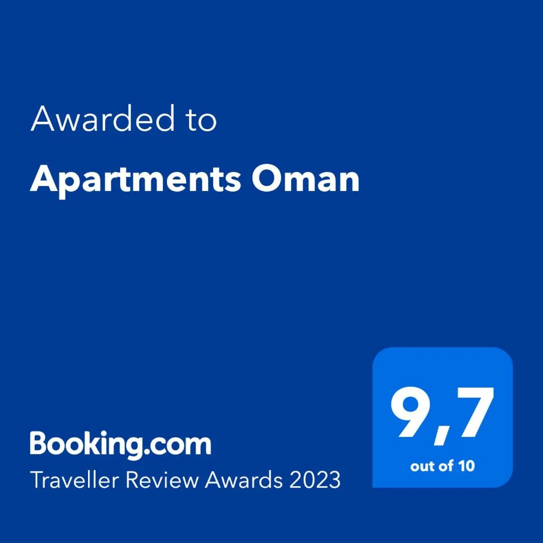 Certificate/Award in Apartments Oman