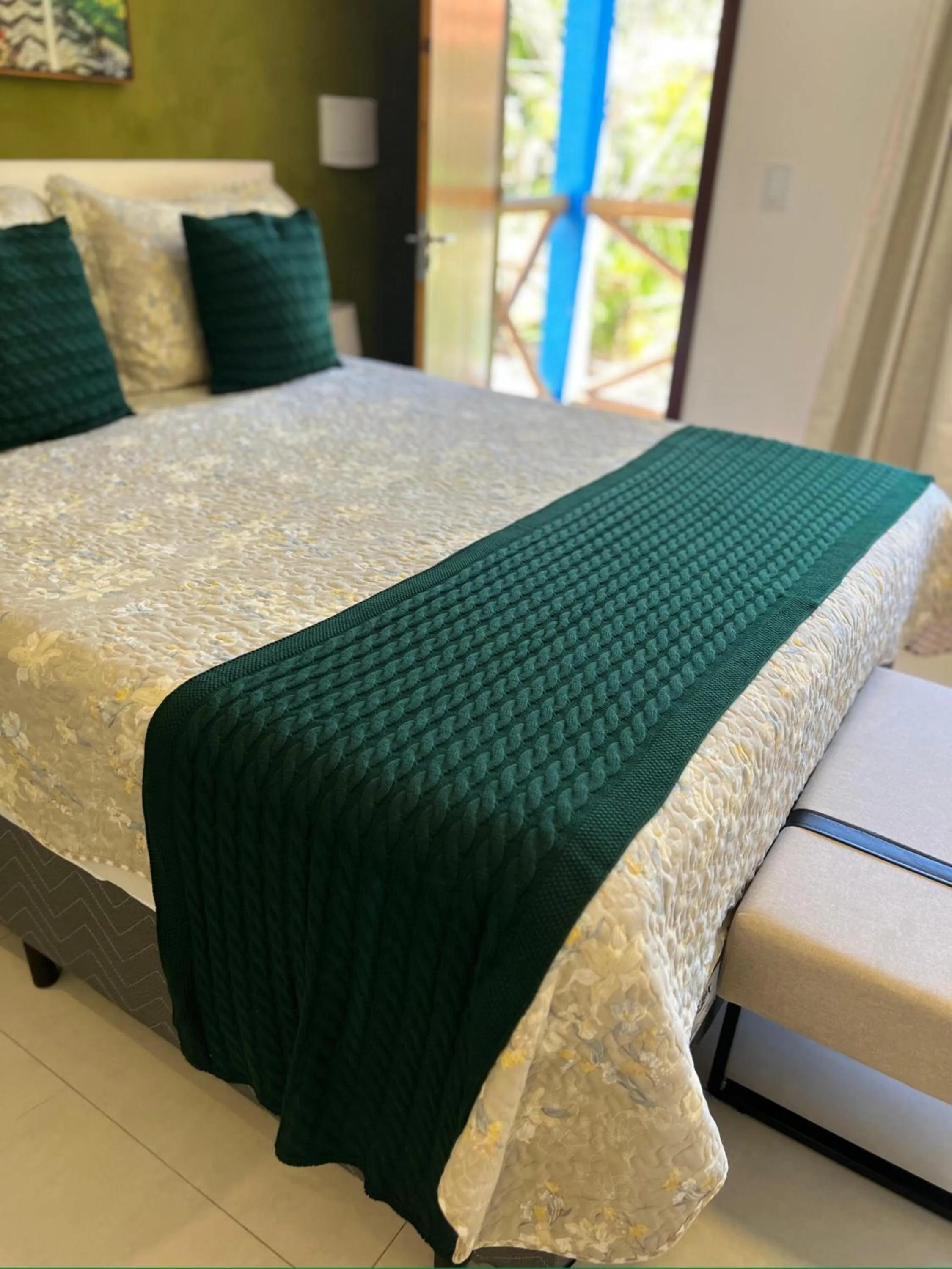 Bed in Hotel Villa Babaçu