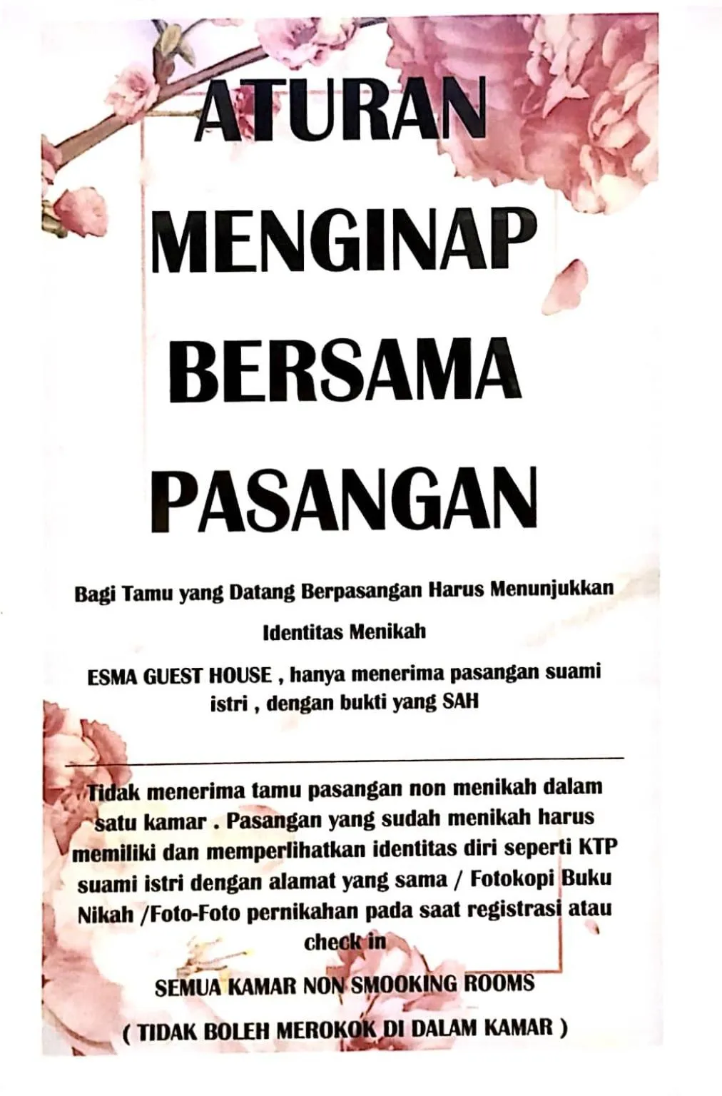 Text overlay in Esma Family GuestHouse