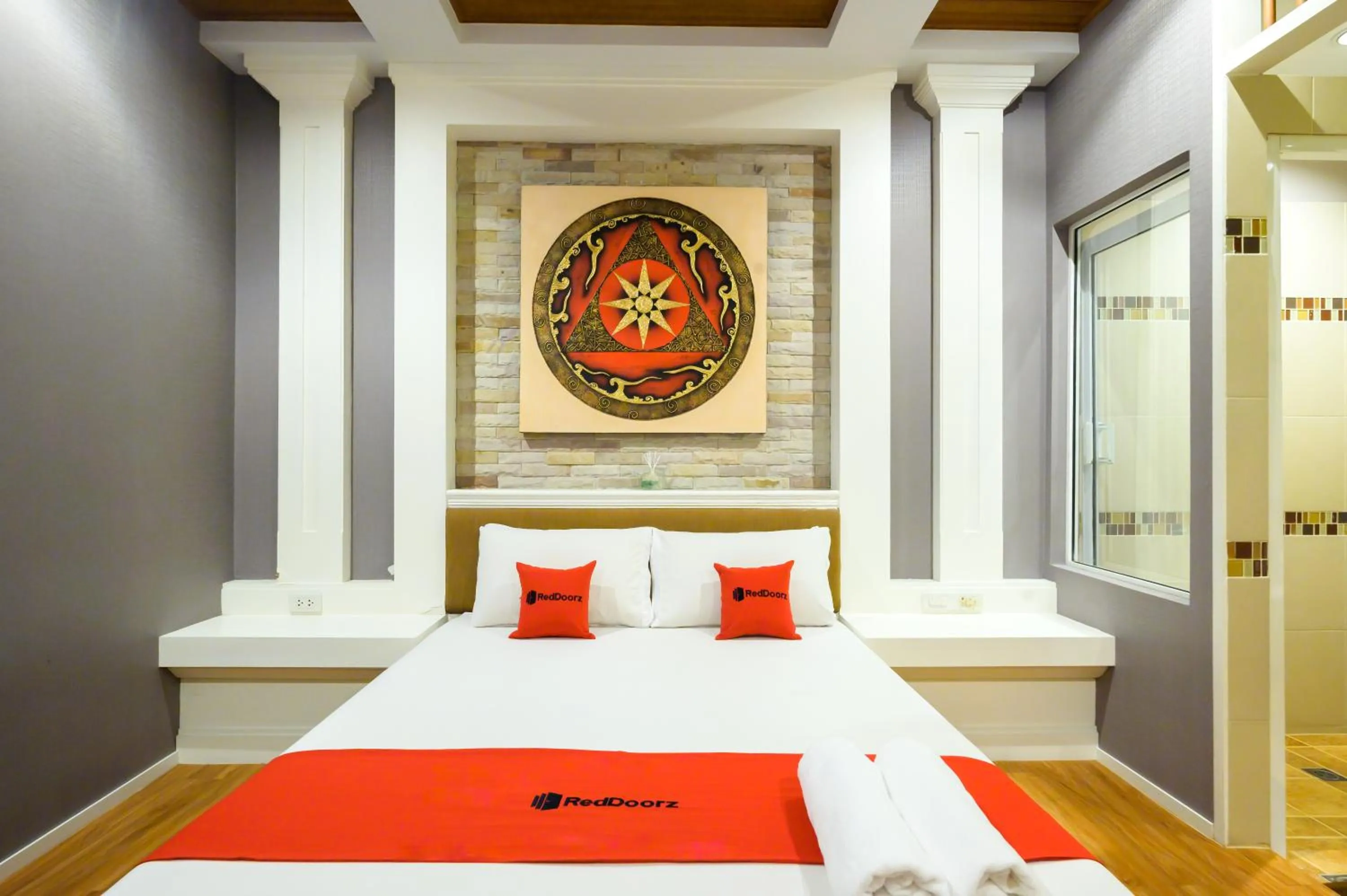 Bed in Ruen Rattana Resort