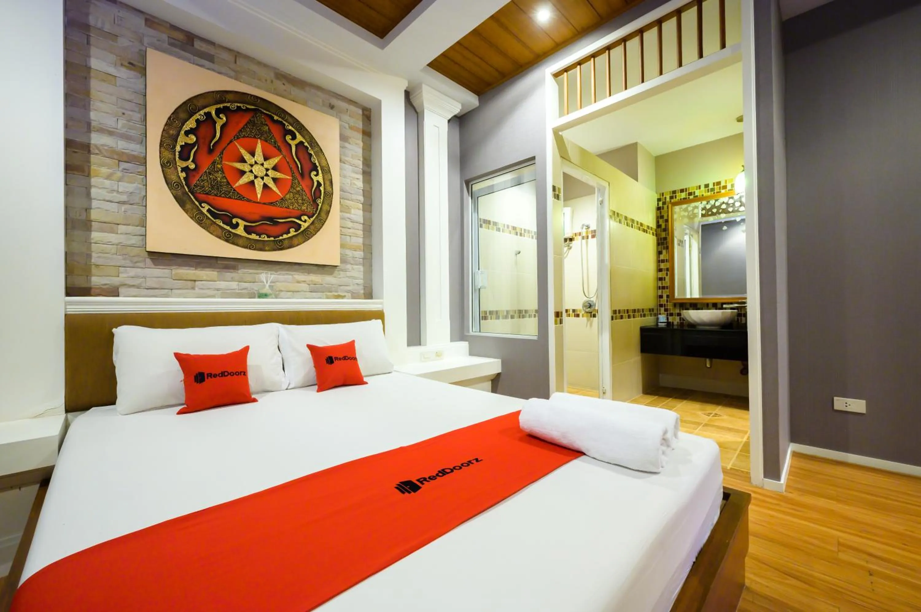 Bed in Ruen Rattana Resort