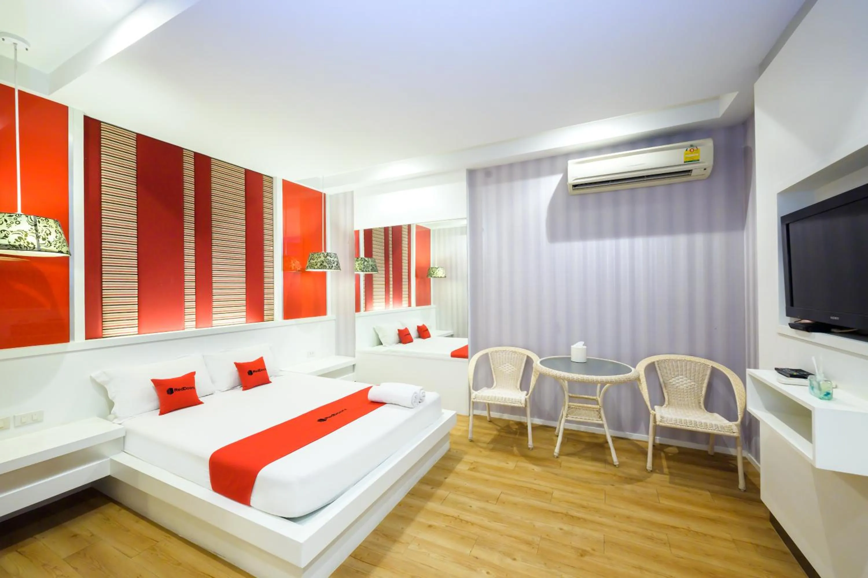 Bed in Ruen Rattana Resort