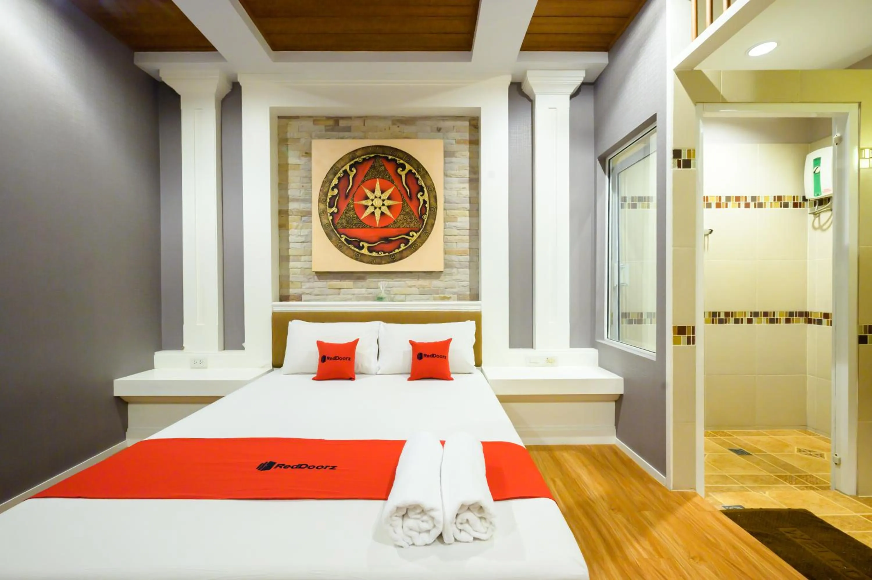 Bed in Ruen Rattana Resort